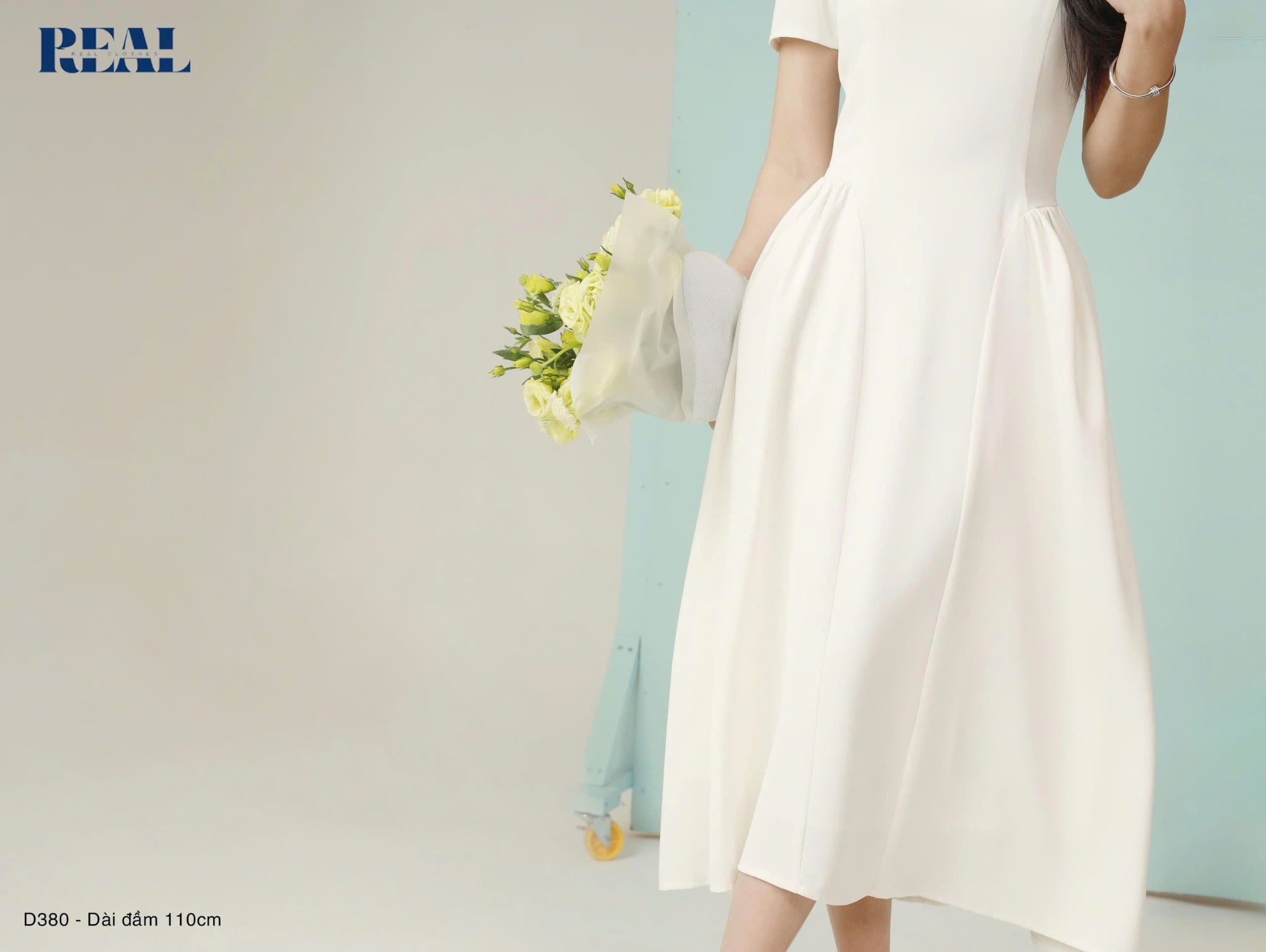 Đầm Julia trắng