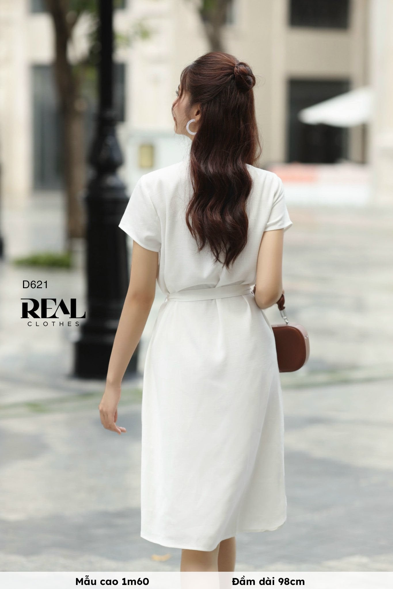 Đầm Sơ Mi Cổ Trụ Linen SALE