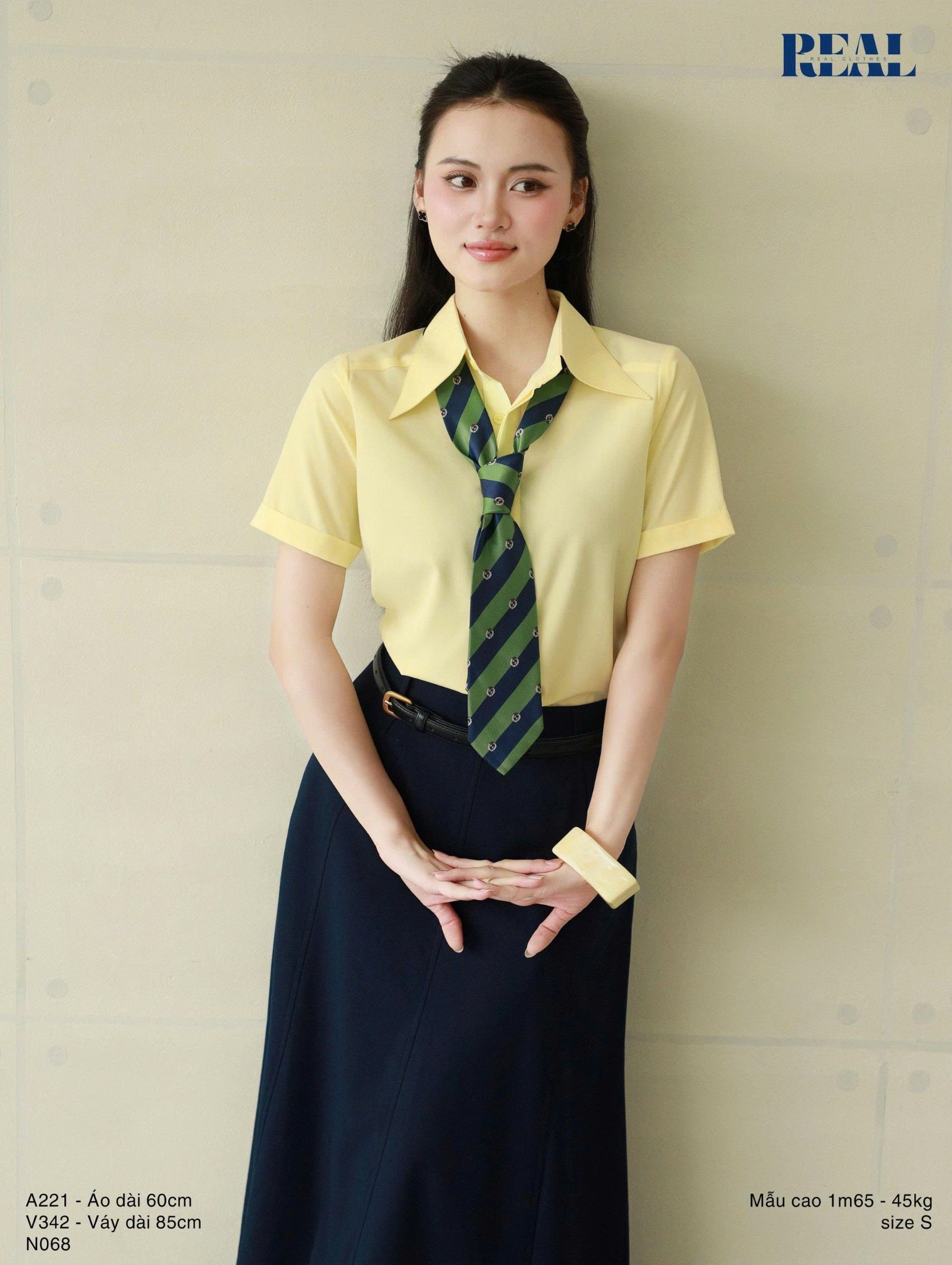 Váy Rachel xanh đen