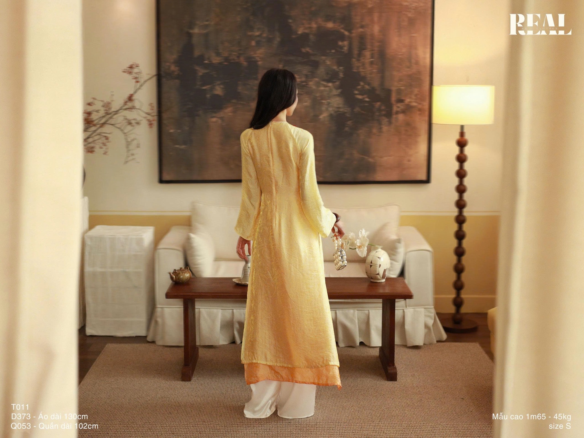 Áo dài 2 tà Lụa Là