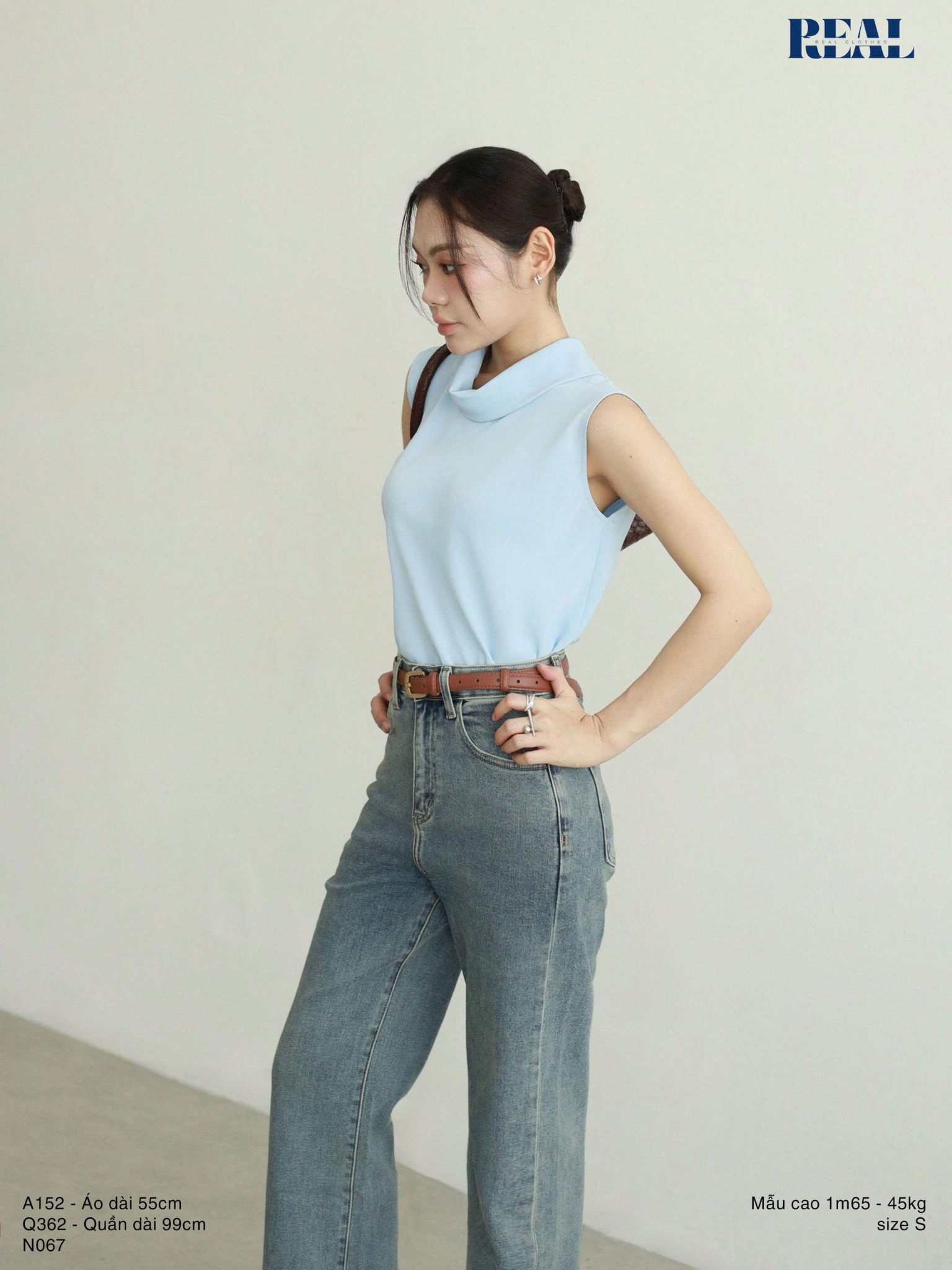 Quần Jeans ống đứng