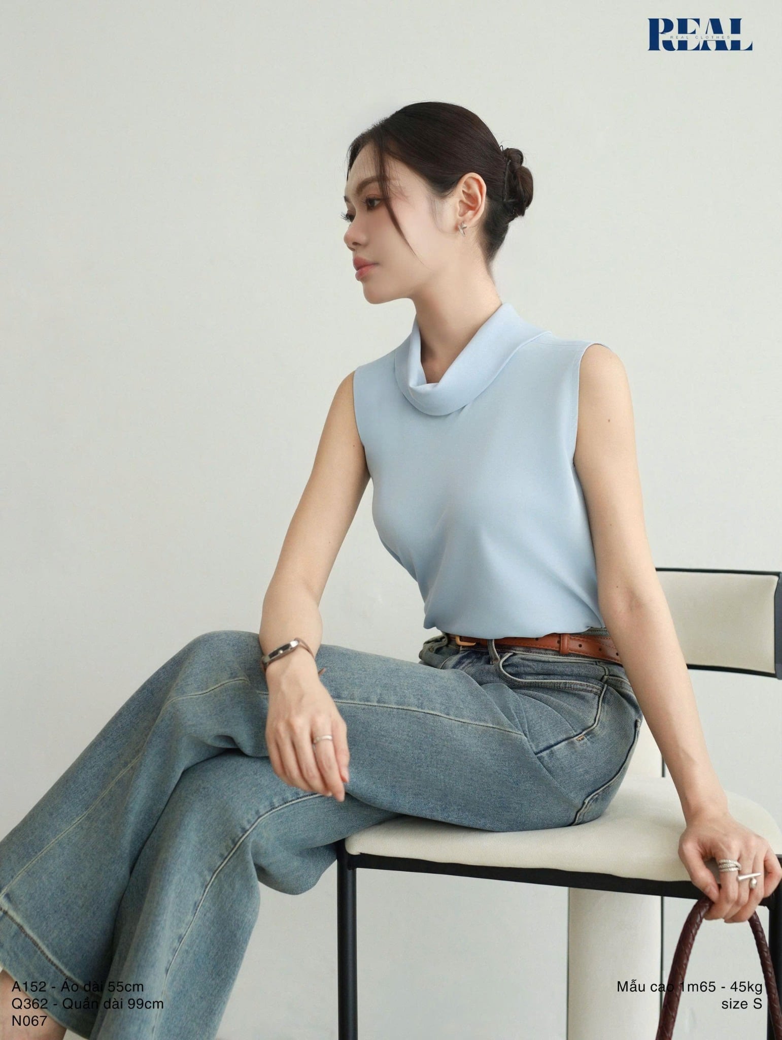 Quần Jeans ống đứng