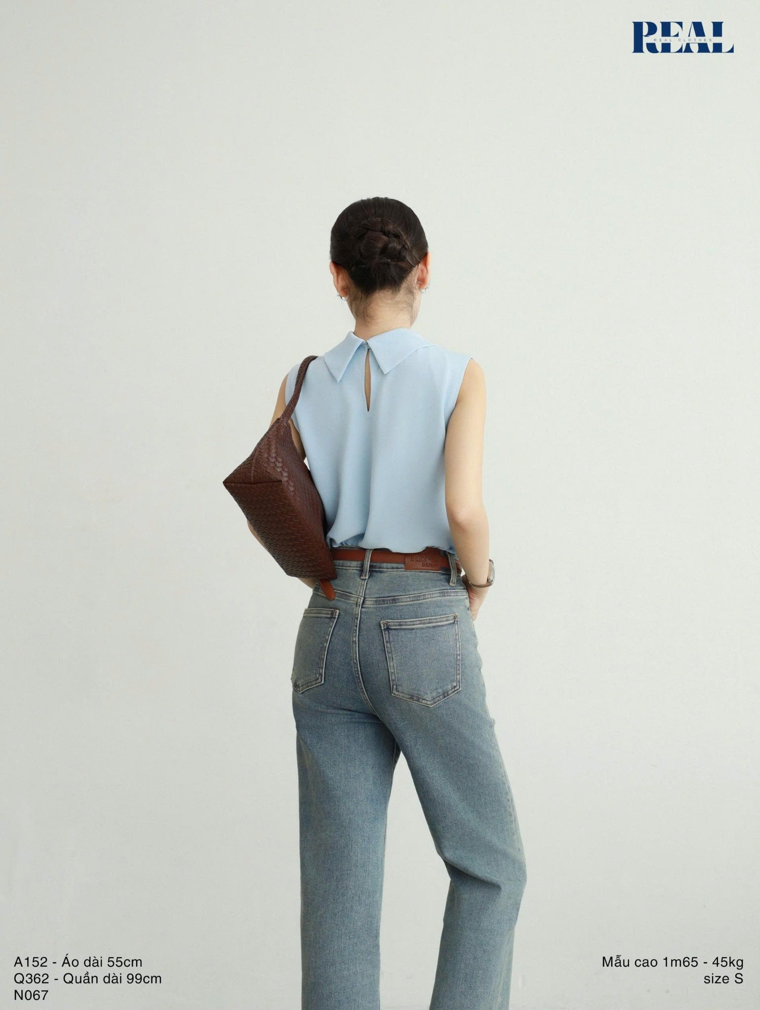Quần Jeans ống đứng