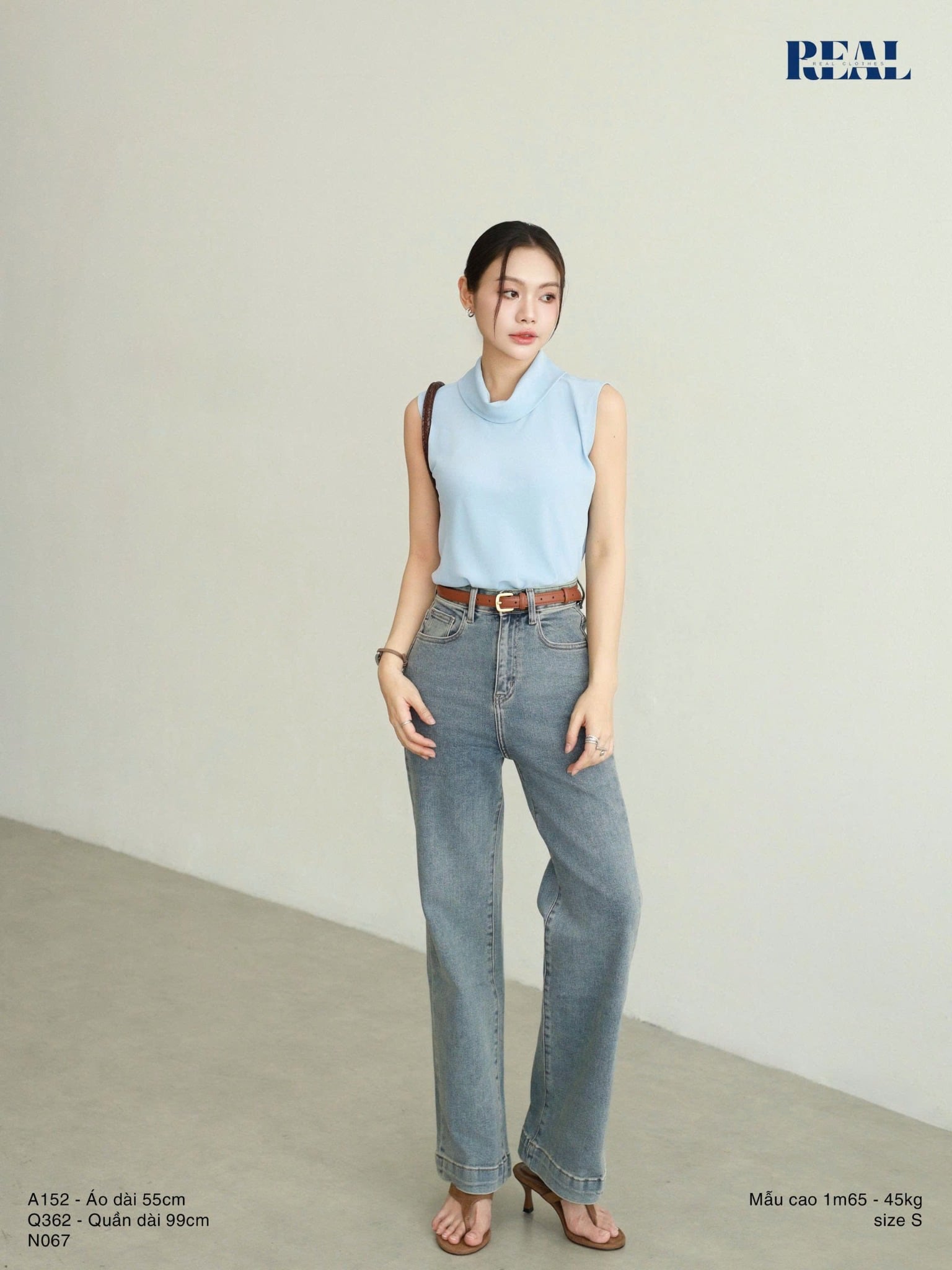 Quần Jeans ống đứng