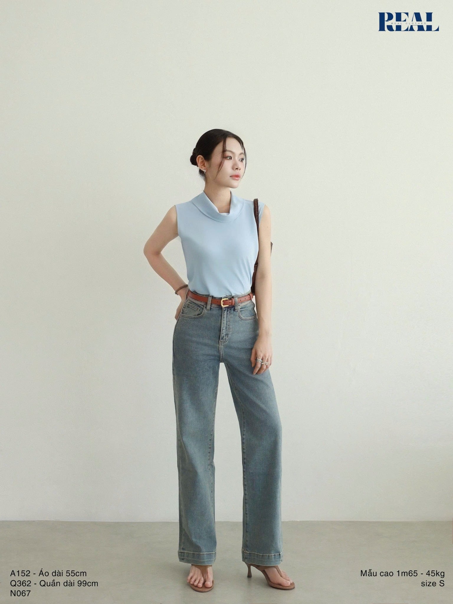 Quần Jeans ống đứng