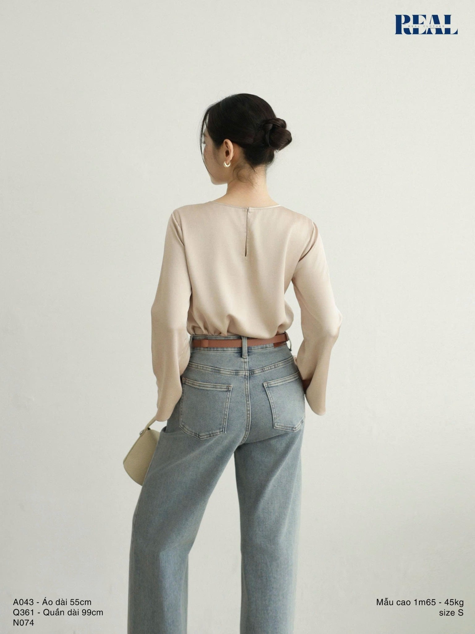 Quần Jeans ống đứng