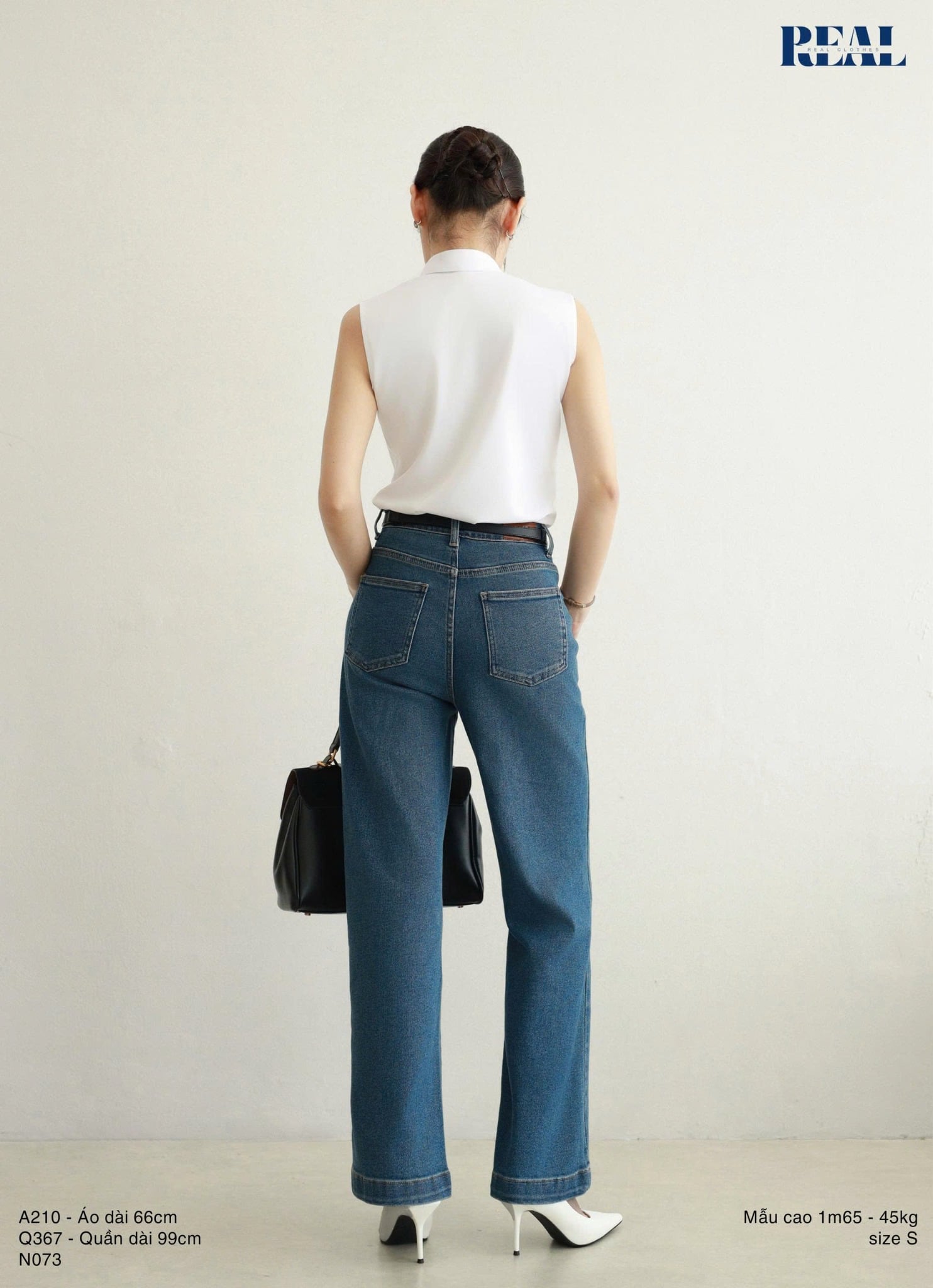 Quần Jeans ống đứng