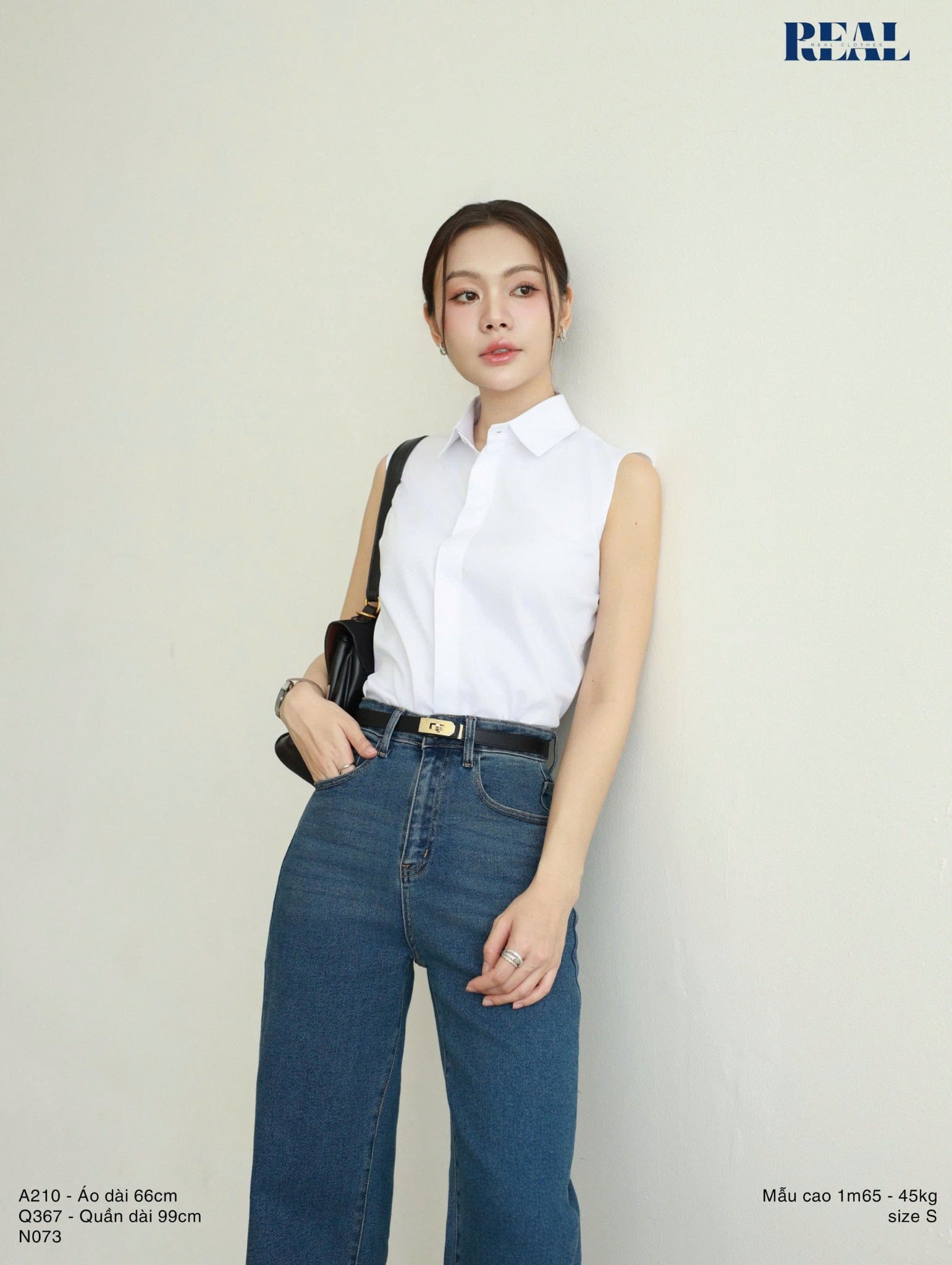 Quần Jeans ống đứng