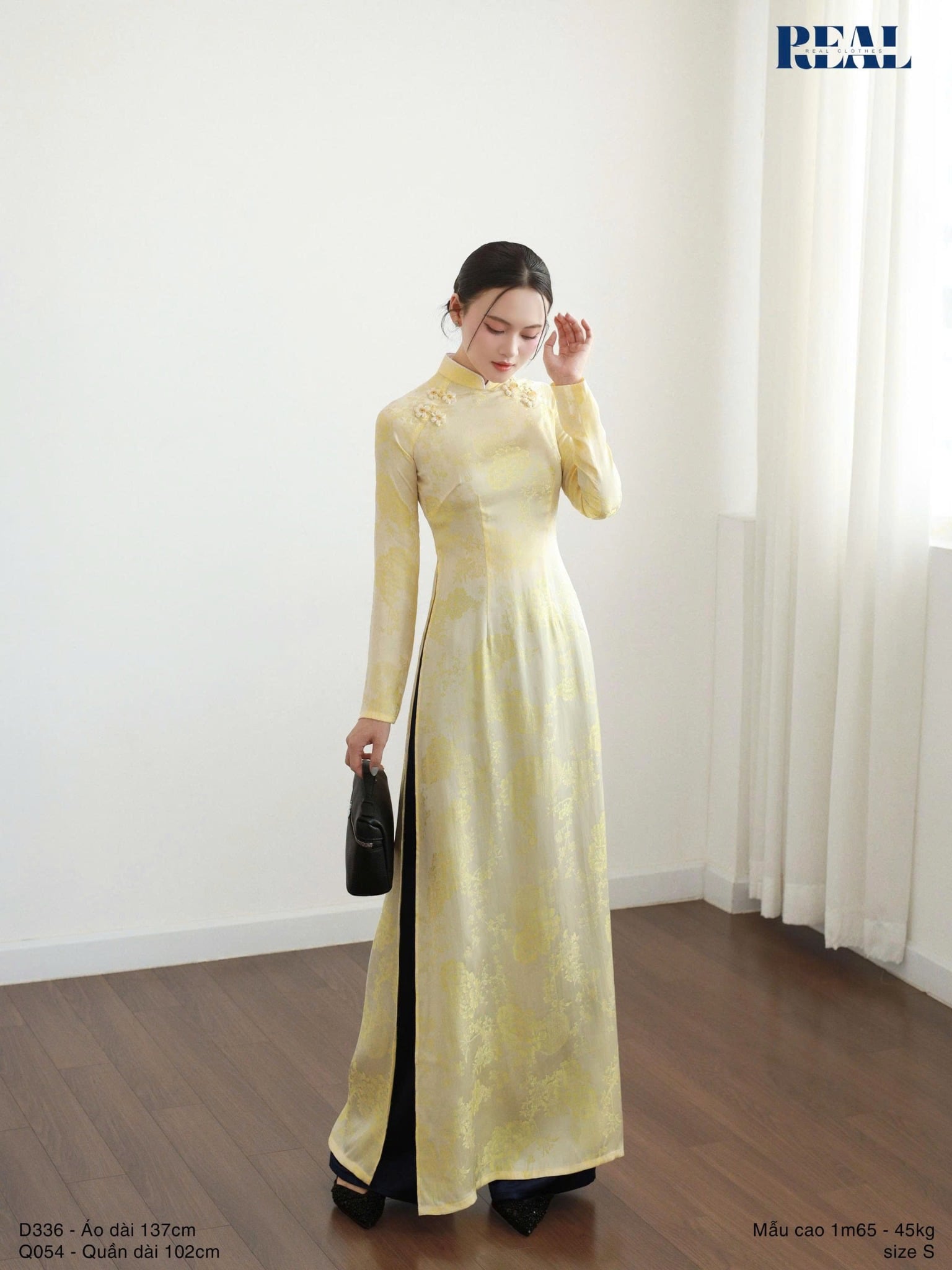  Áo dài truyền thống Nhã An tay dài 