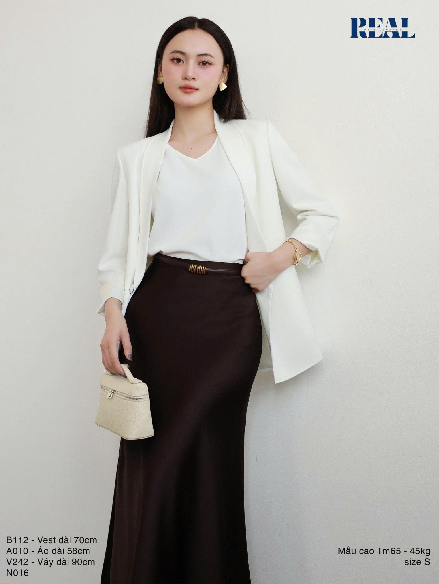 Váy lưng thun lụa