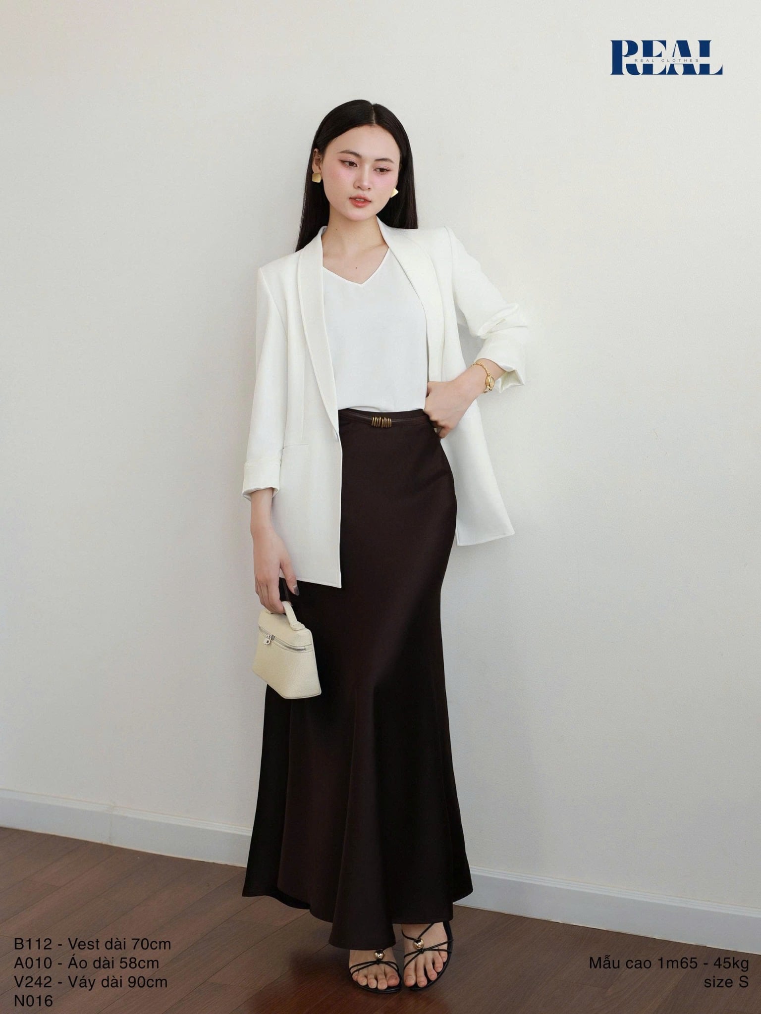 Váy lưng thun lụa