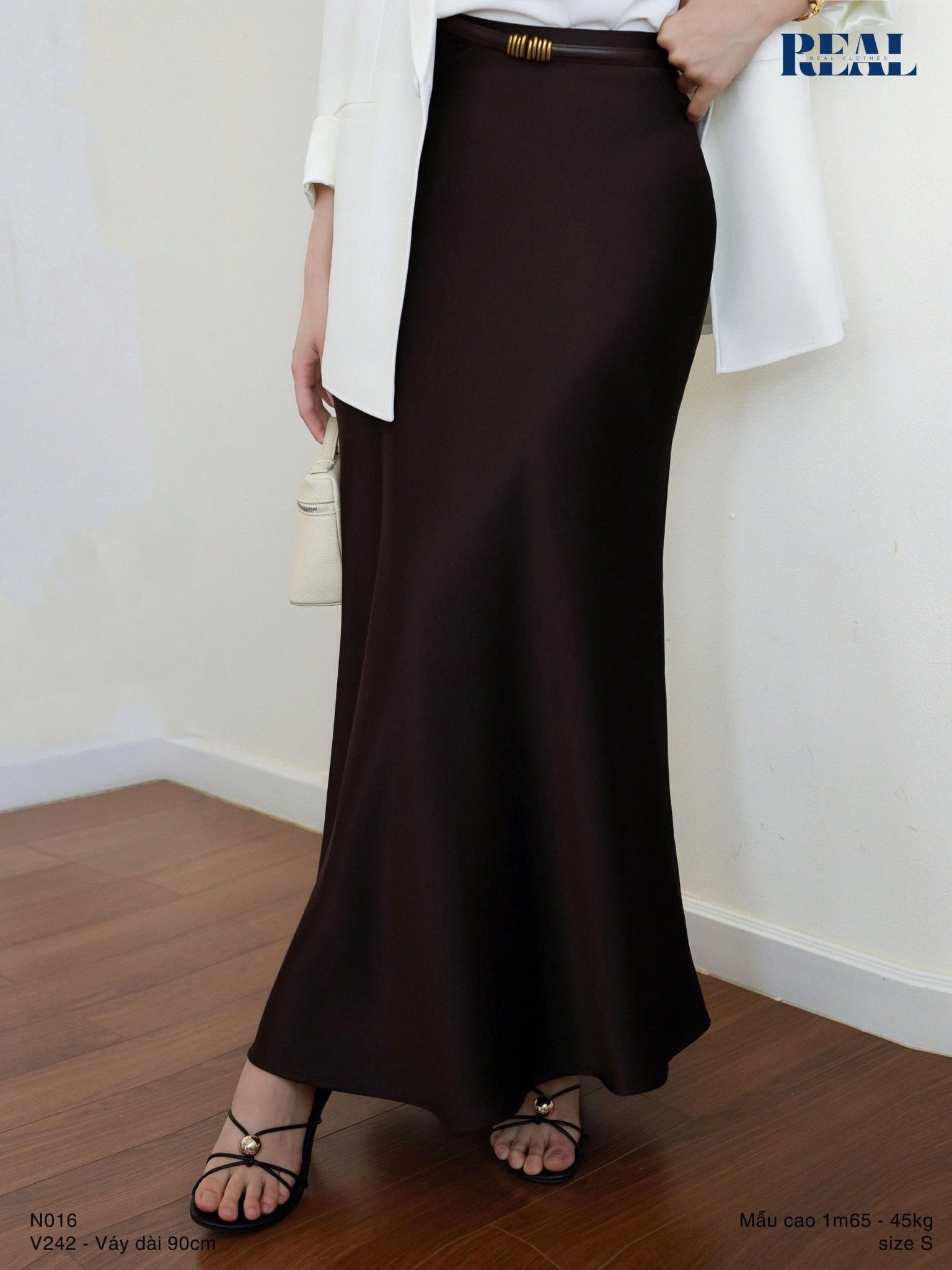 Váy lưng thun lụa