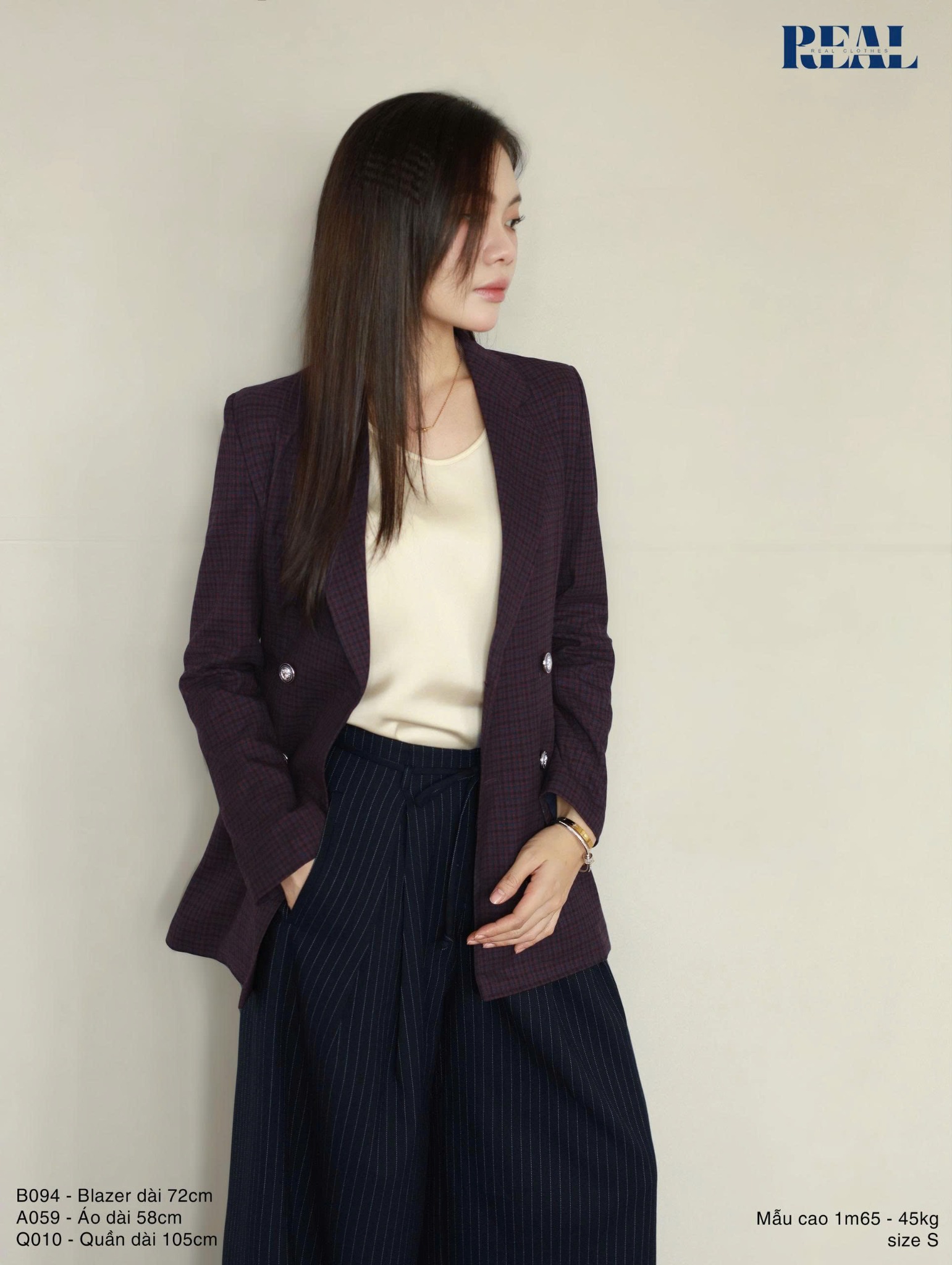 Blazer Kelly caro tím SALE
