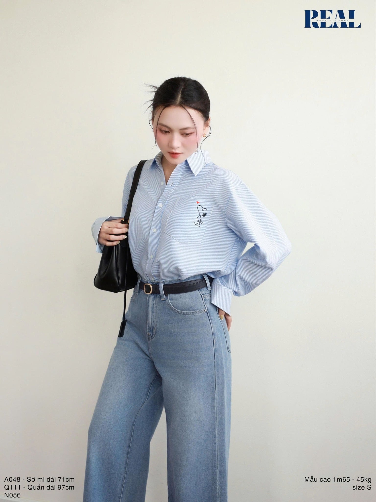 Sơ mi oversized Snoopy