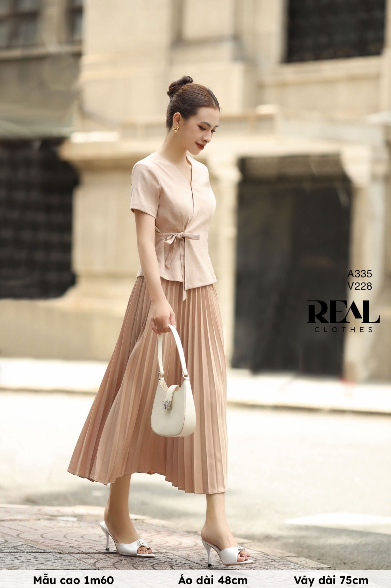 Áo chéo linen bạc xỉu SALE