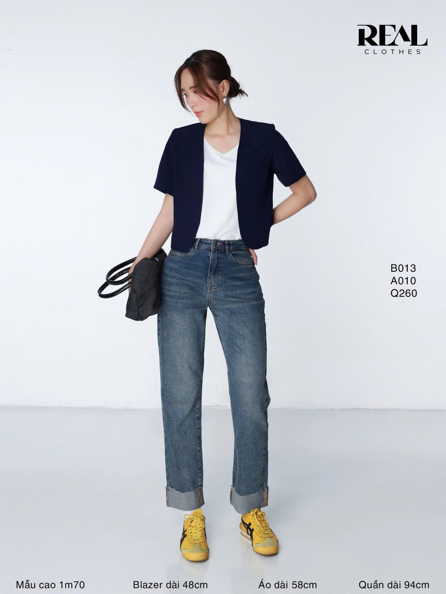 Vest Sunny xanh đen