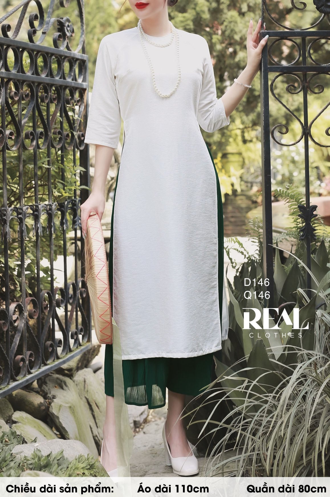 Áo dài cách tân trơn