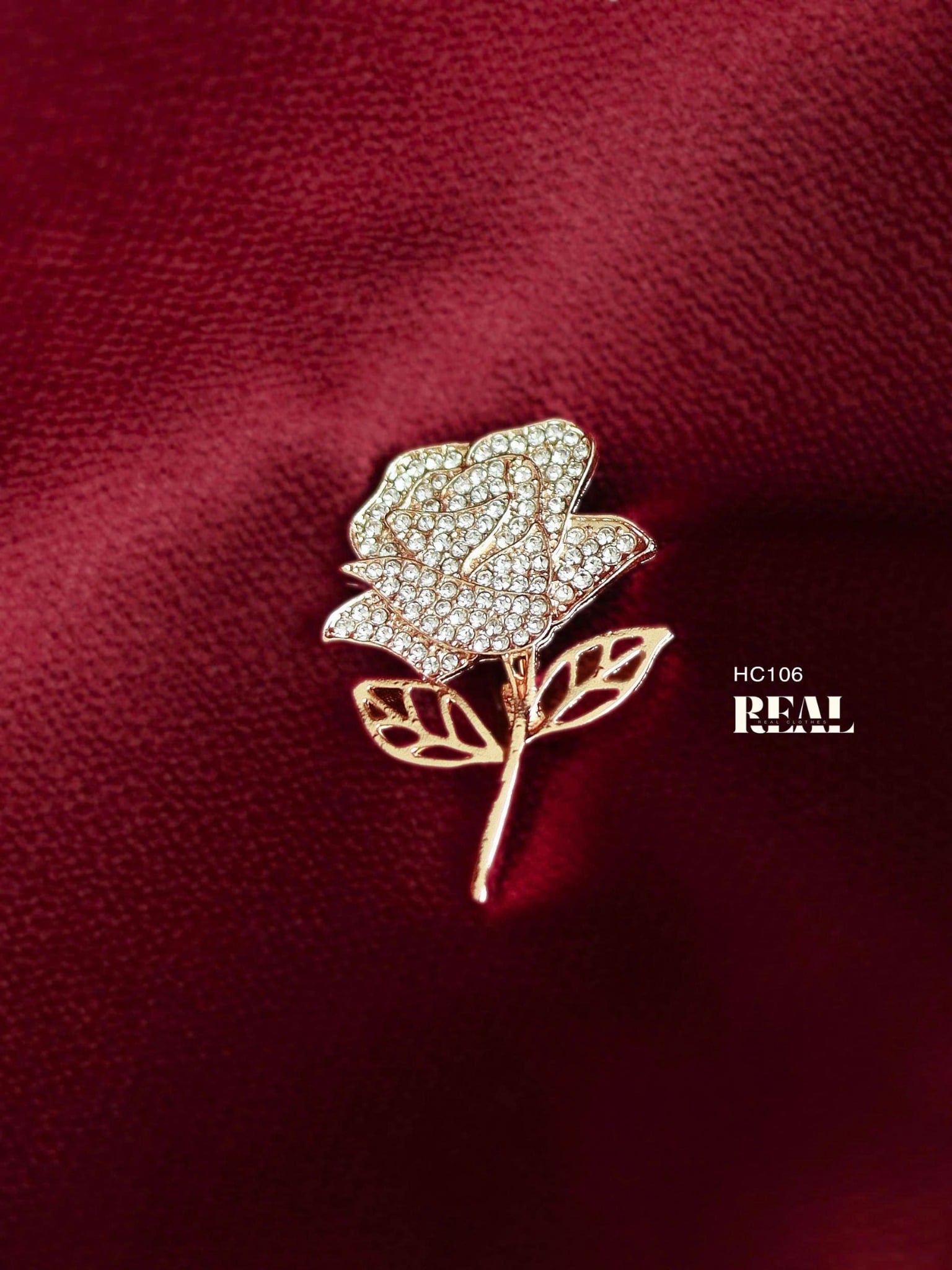 Cài áo Rose gold