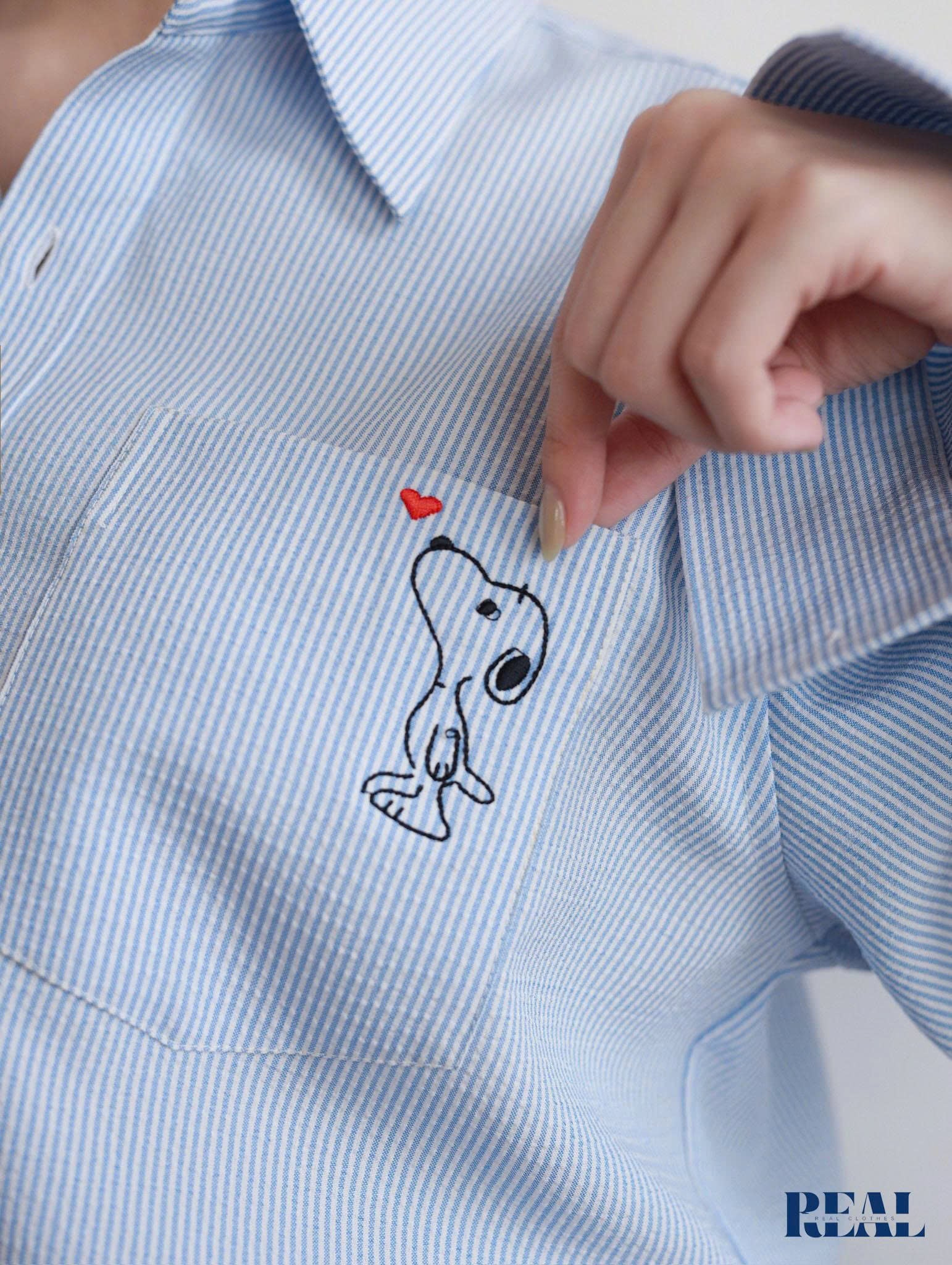 Sơ mi oversized Snoopy