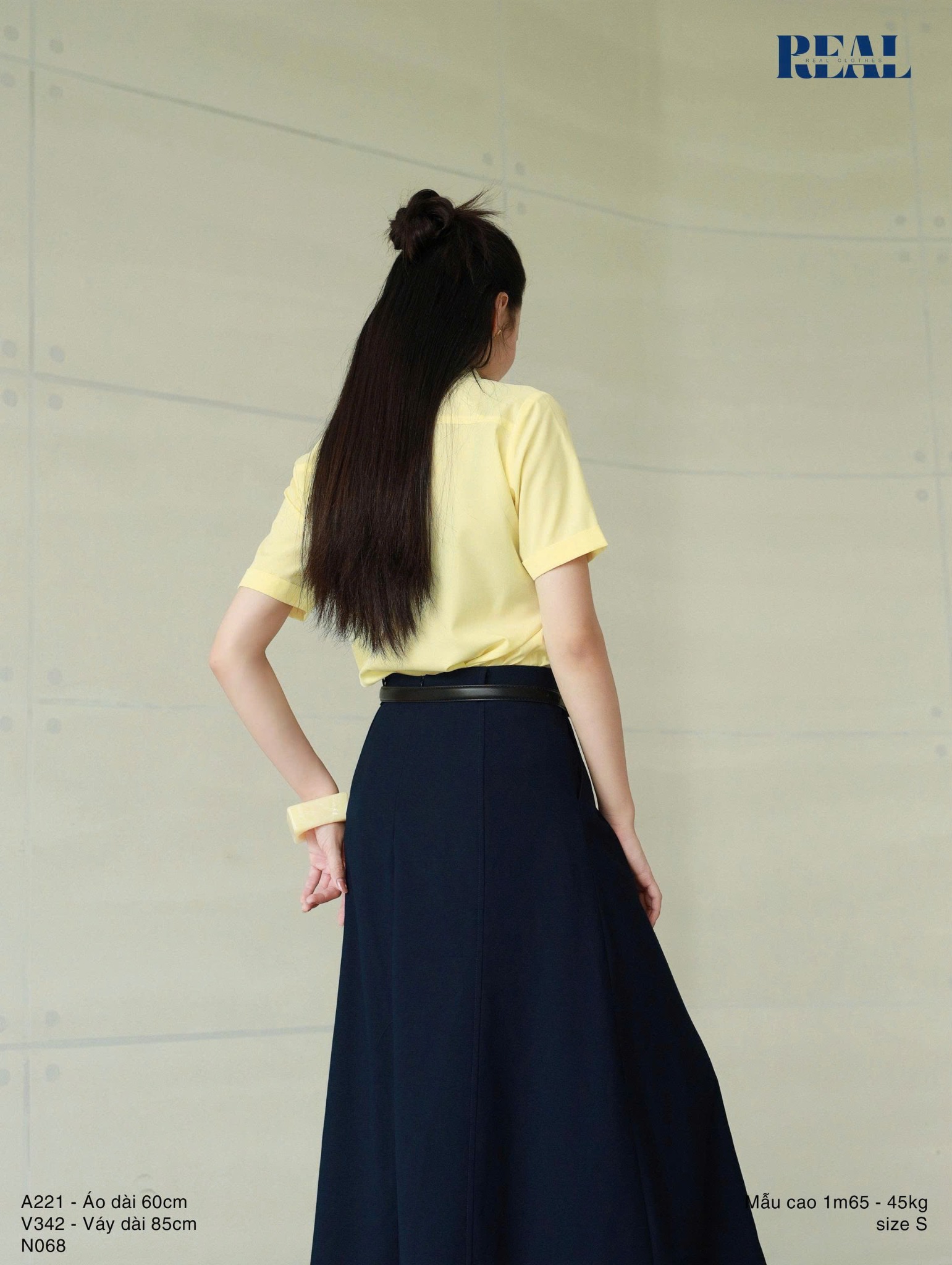 Váy Rachel xanh đen