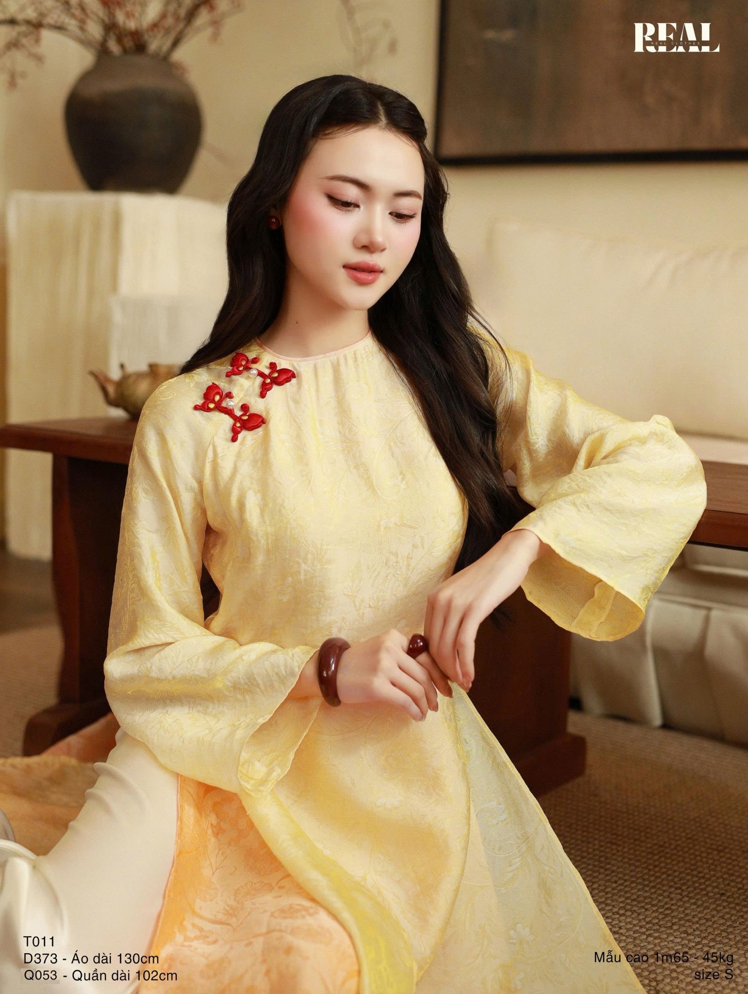 Áo dài 2 tà Lụa Là