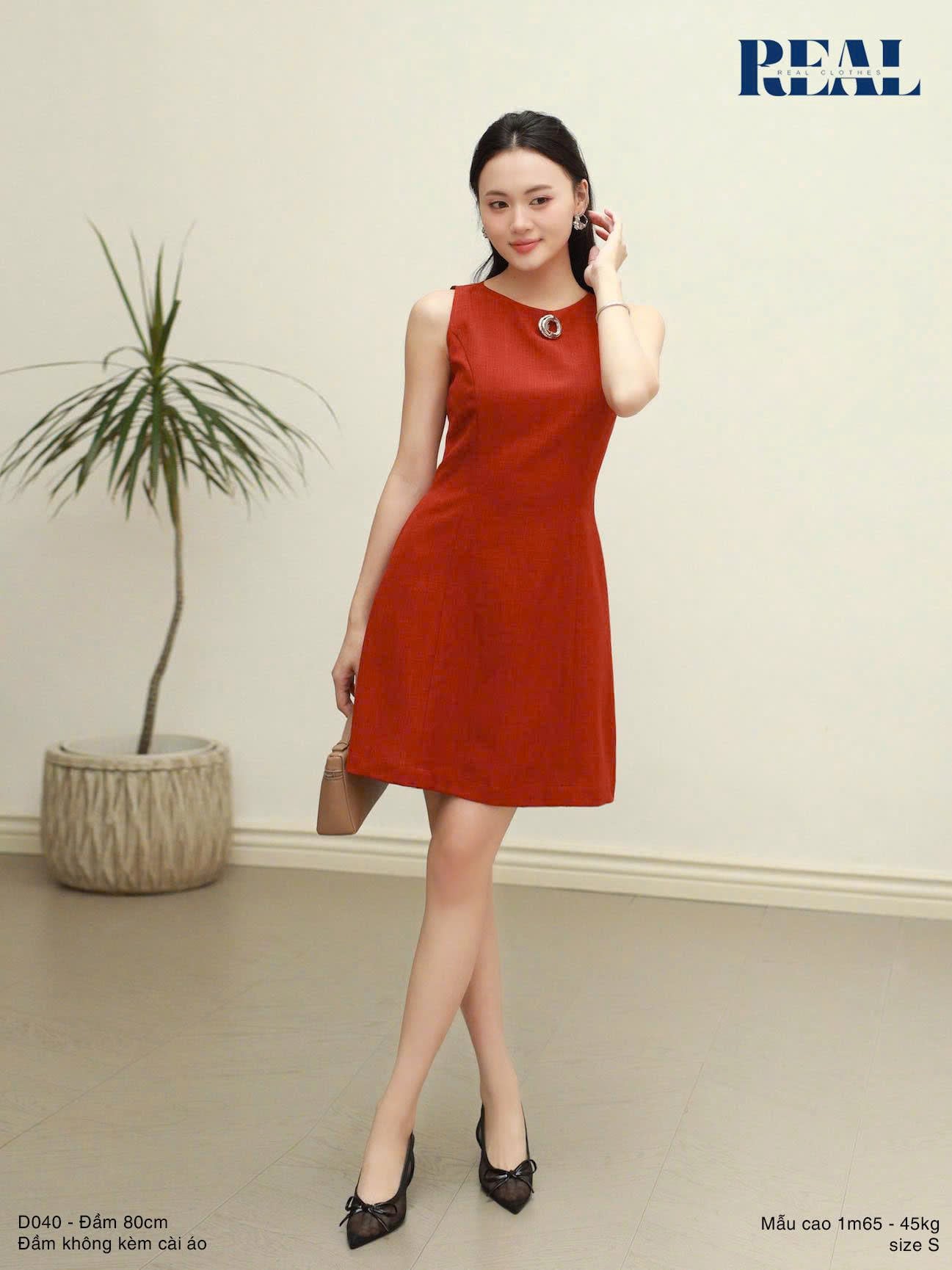 Đầm 8 mảnh Jennie gạch