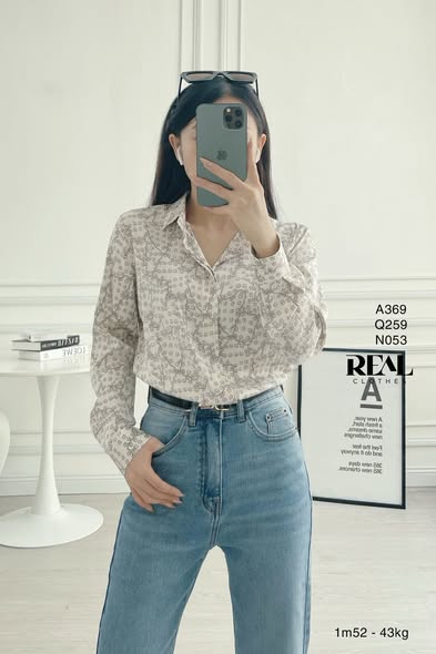 Sơ mi họa tiết SALE