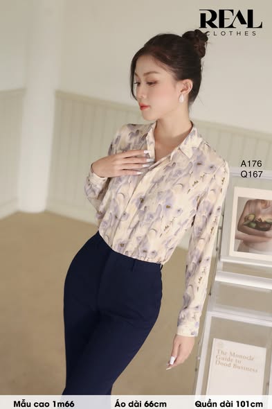 Sơ mi họa tiết SALE
