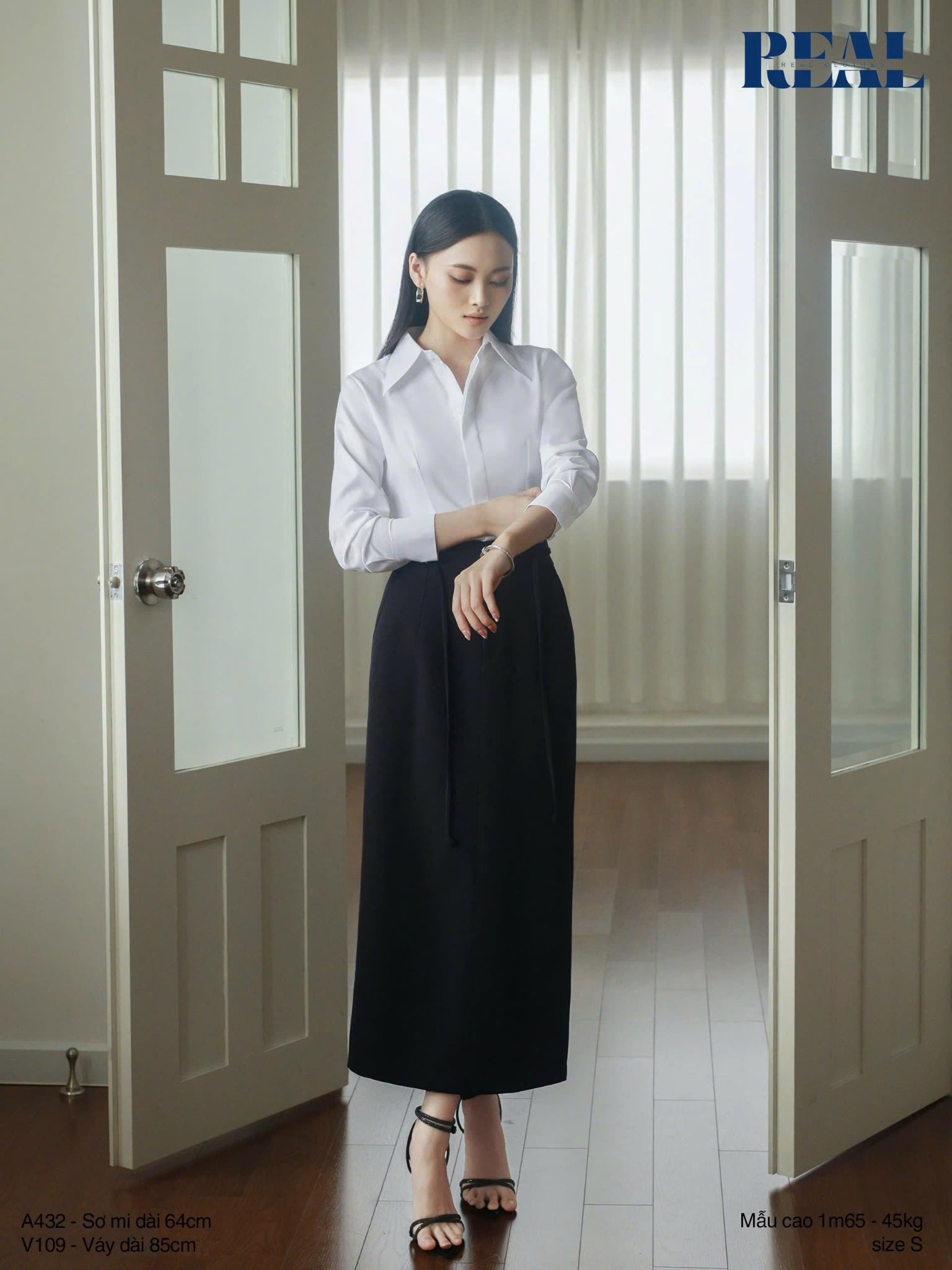 Váy suông đen 2026