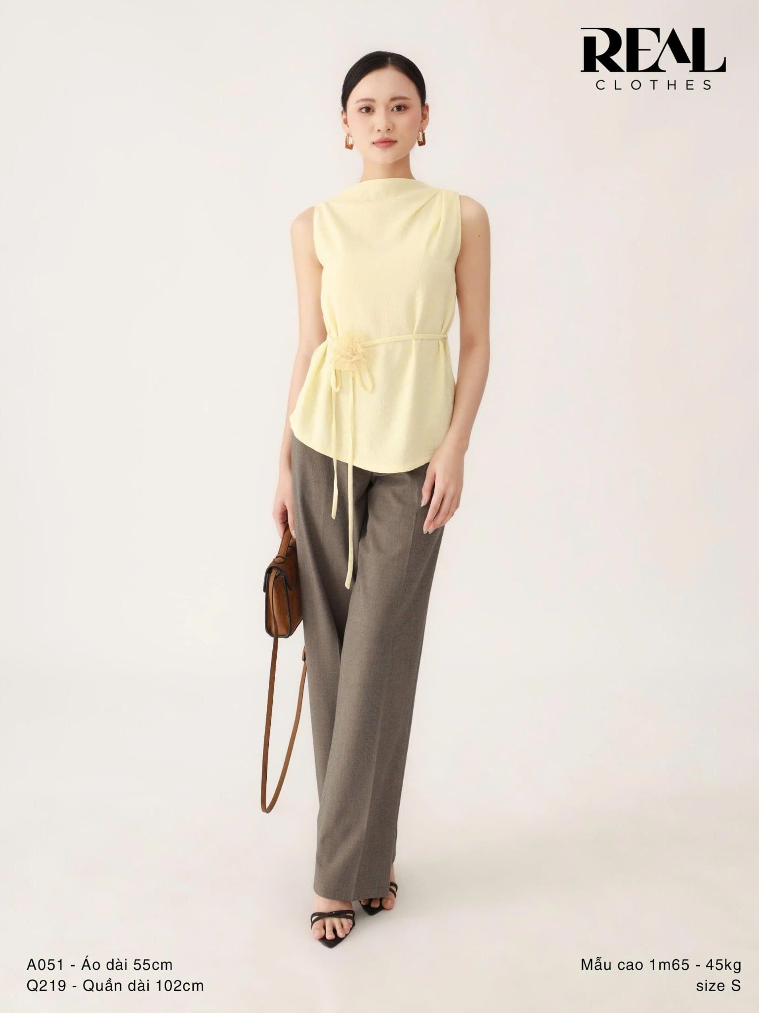 Áo Janet vàng mỡ gà