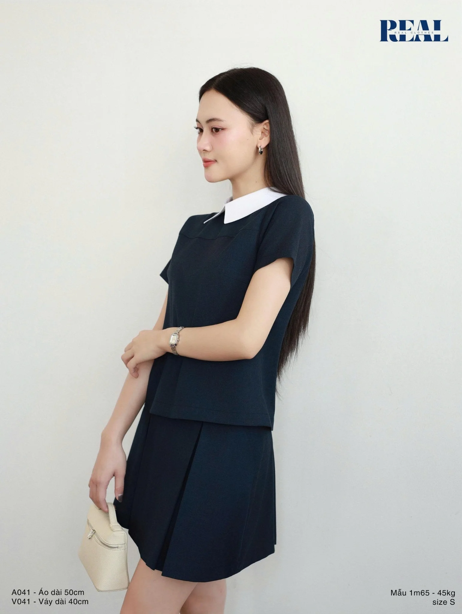 Váy xếp li dáng A ngắn SALE