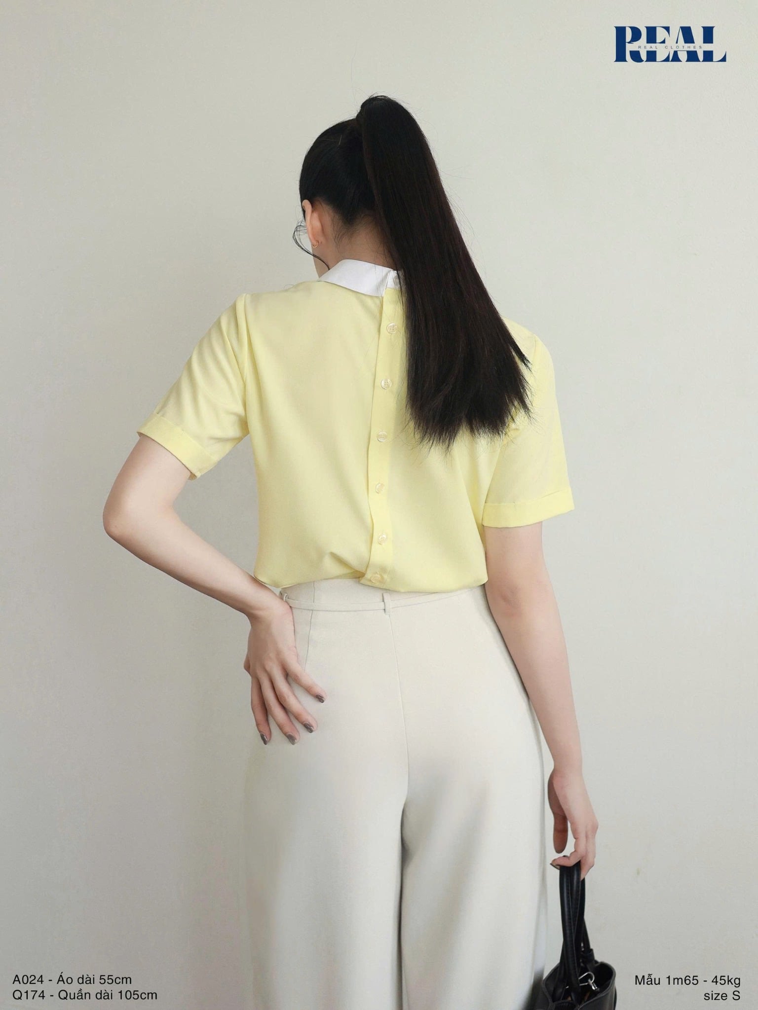 Sơ mi Hailey vàng