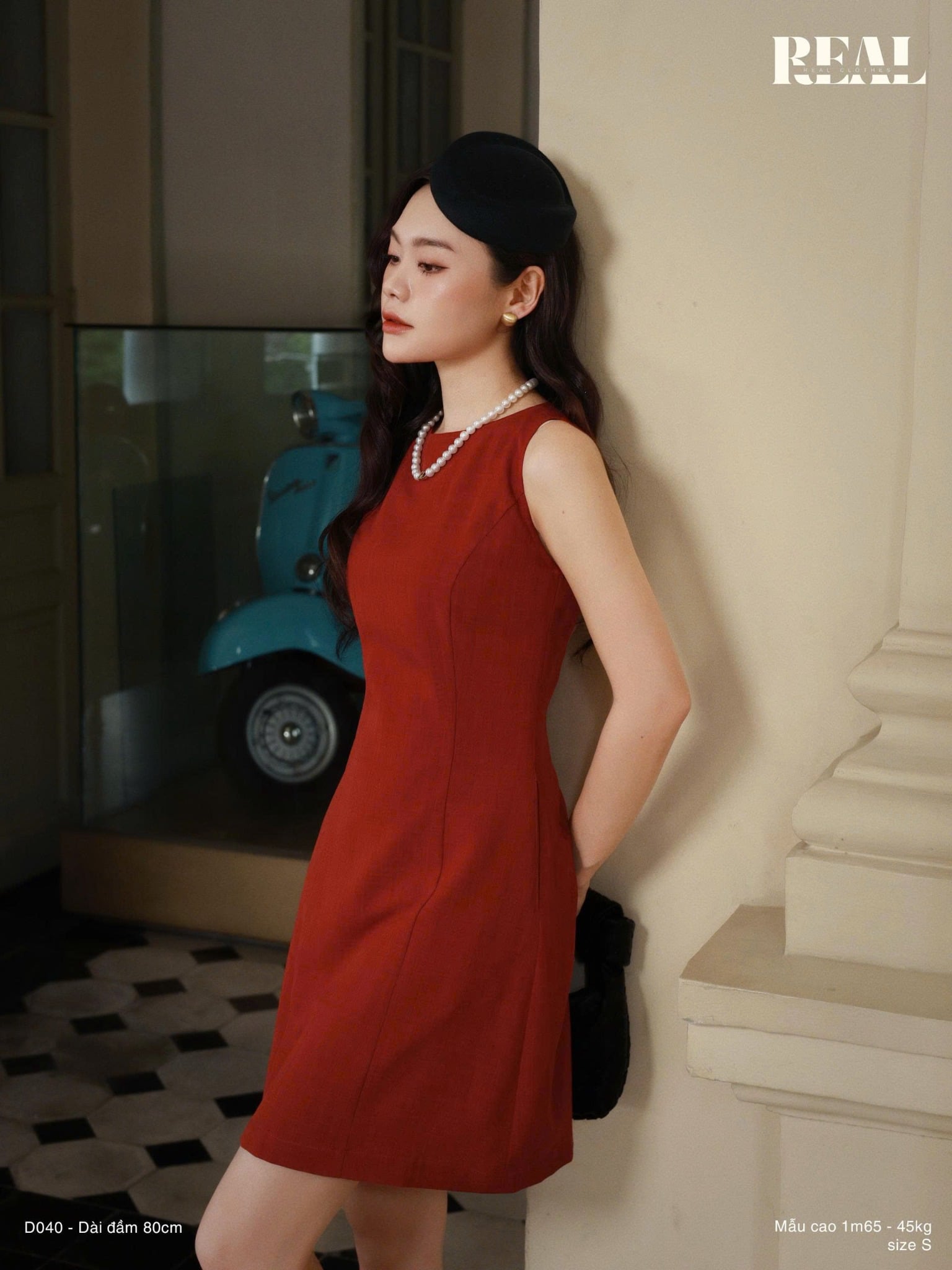 Đầm 8 mảnh Jennie gạch