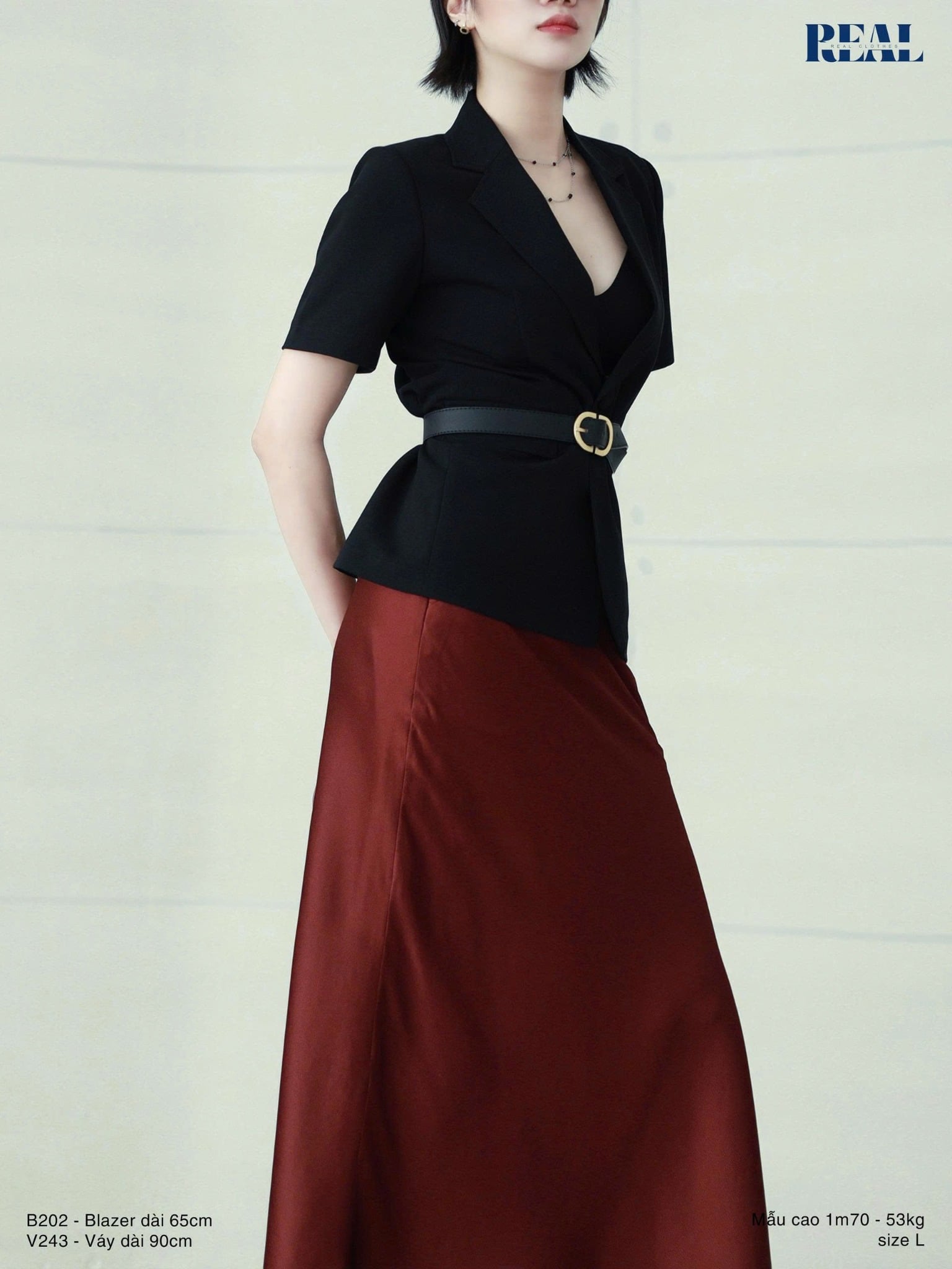 Blazer Japan cindy đen 65