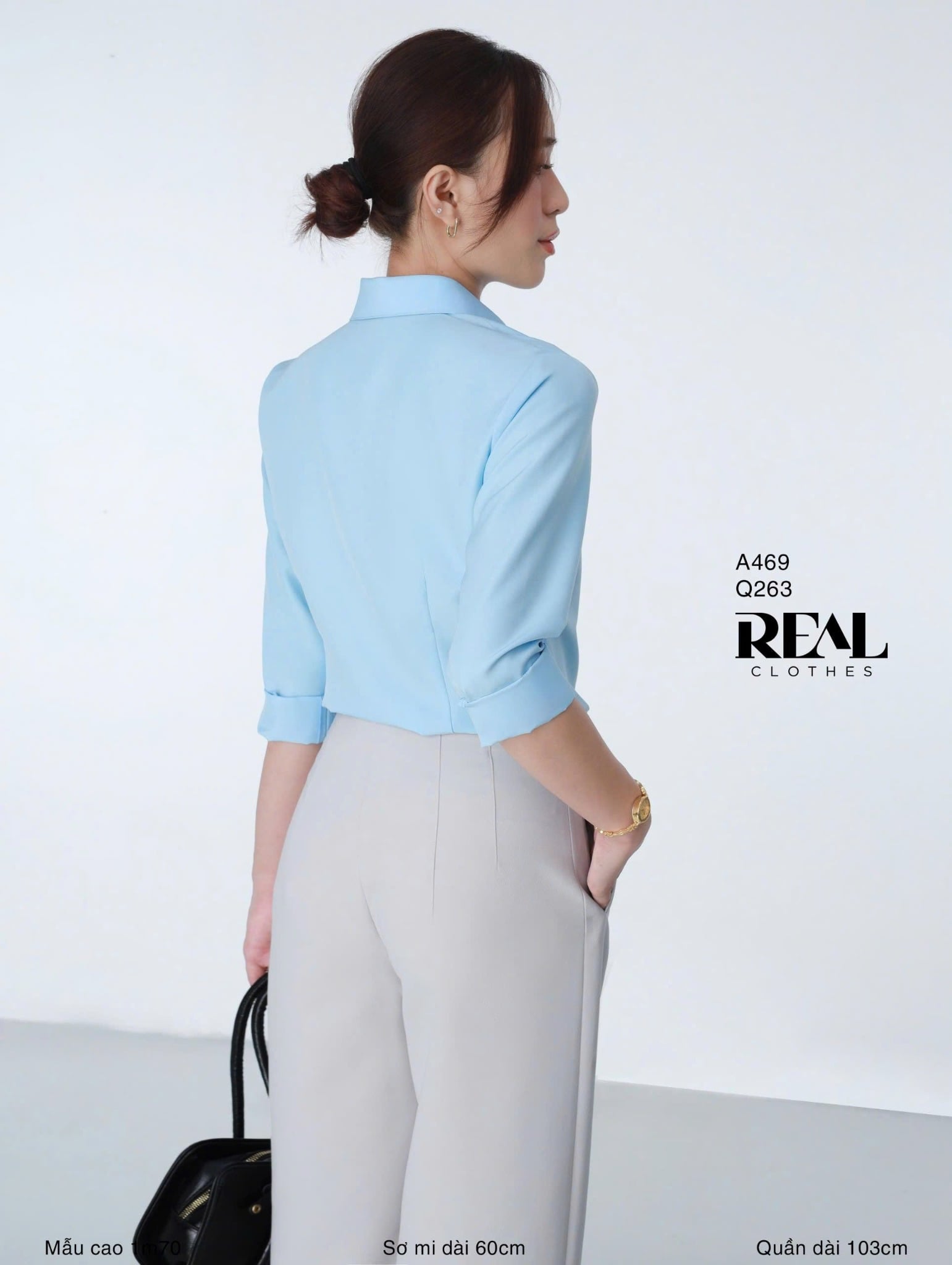 Quần suông Tokyo kem