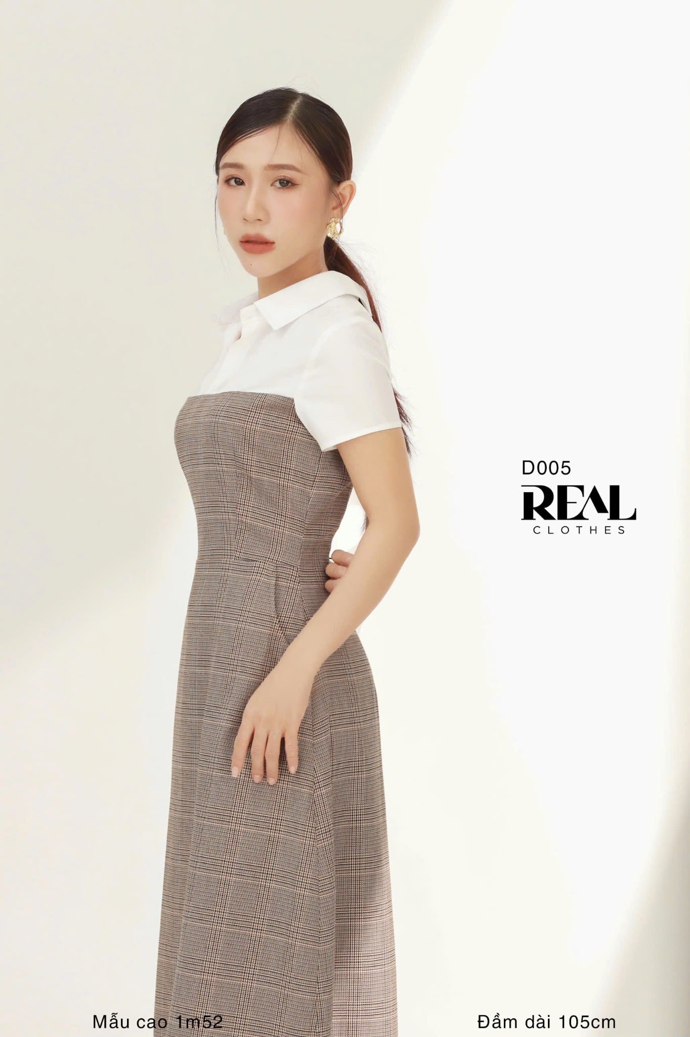 Đầm phối màu SALE