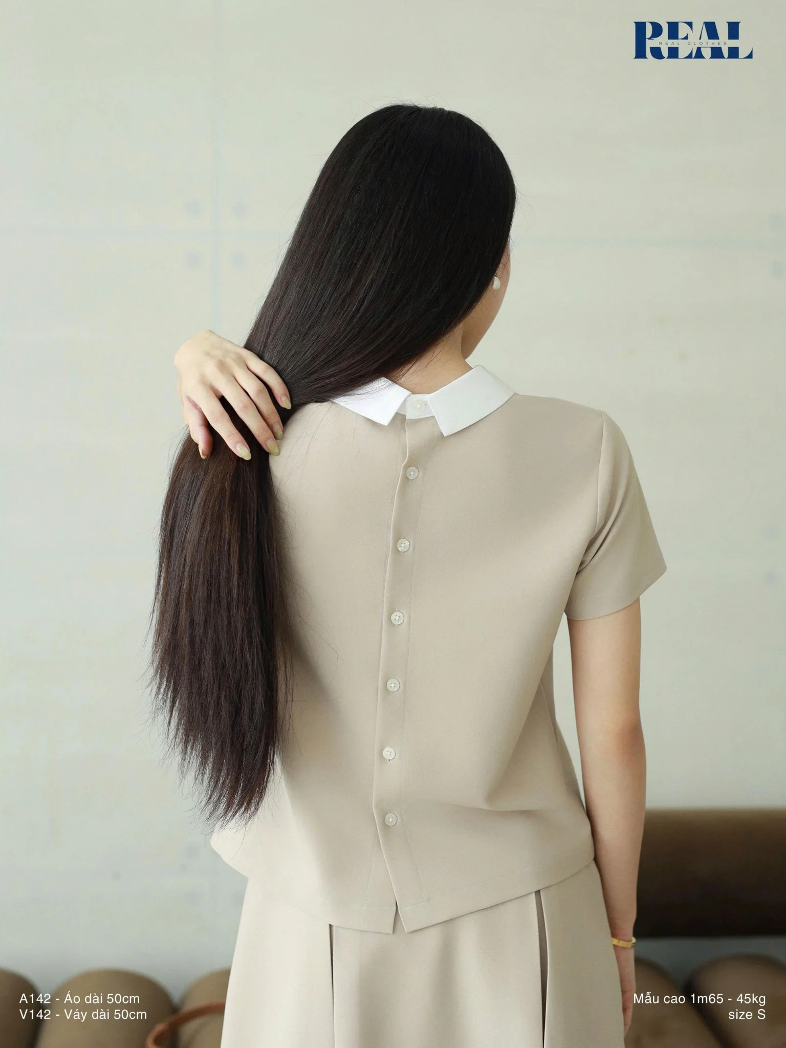 Váy xếp li dáng A ngắn SALE