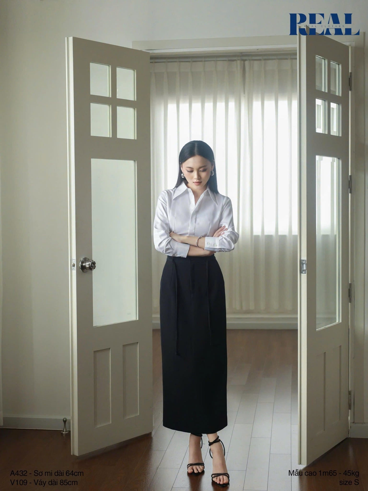 Váy suông đen 2026