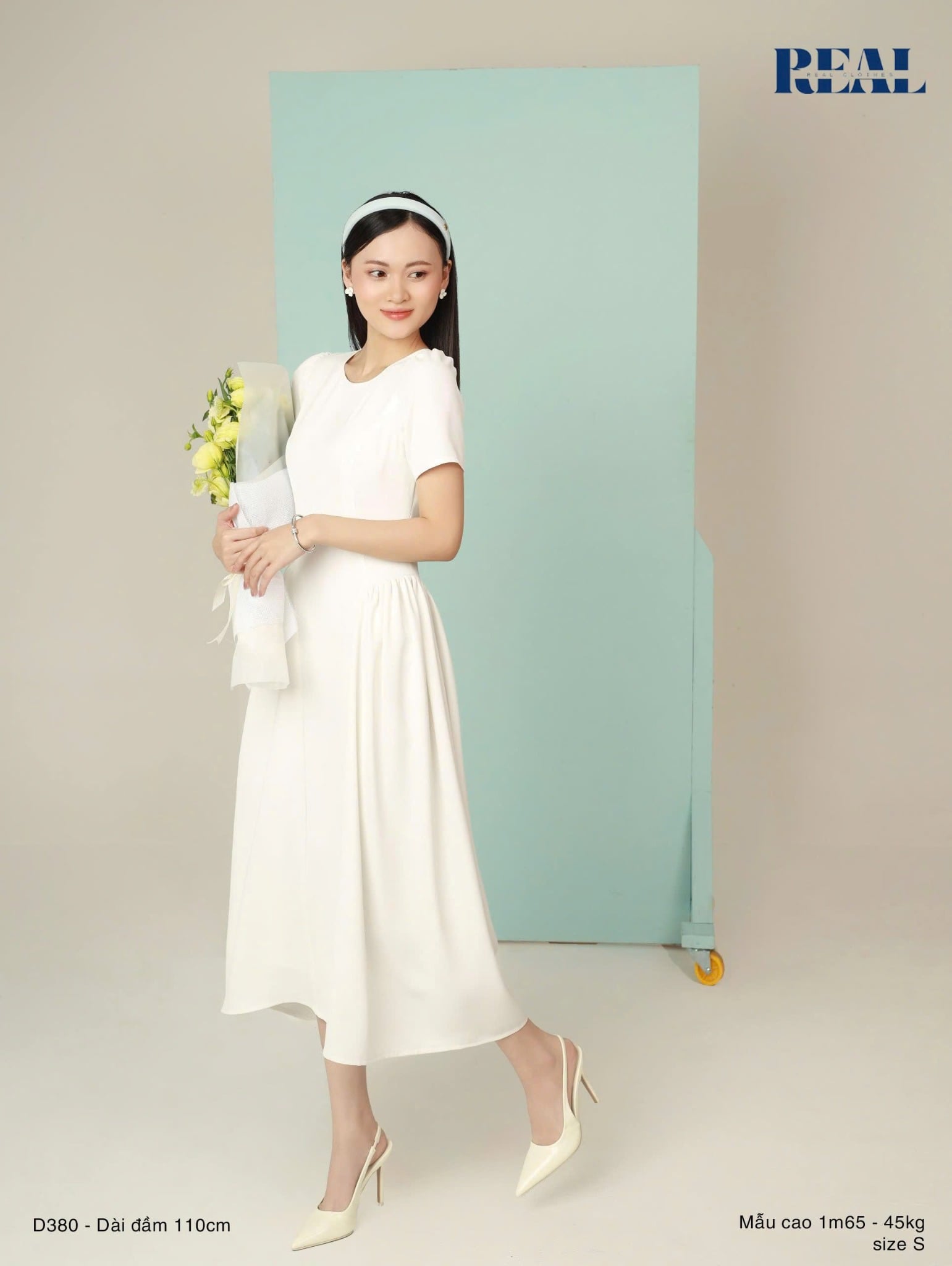 Đầm Julia trắng