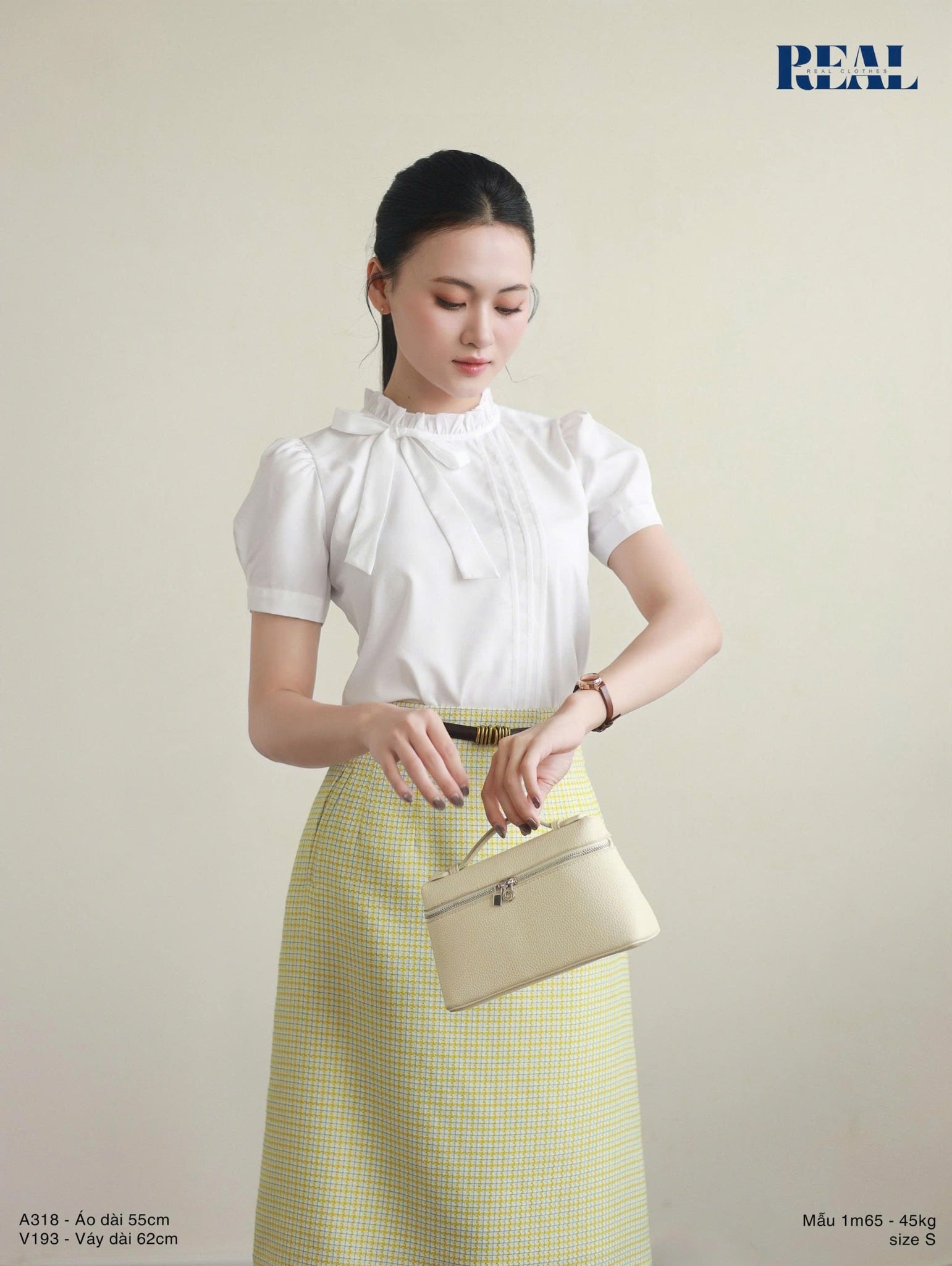 Váy Tokyo midi họa tiết