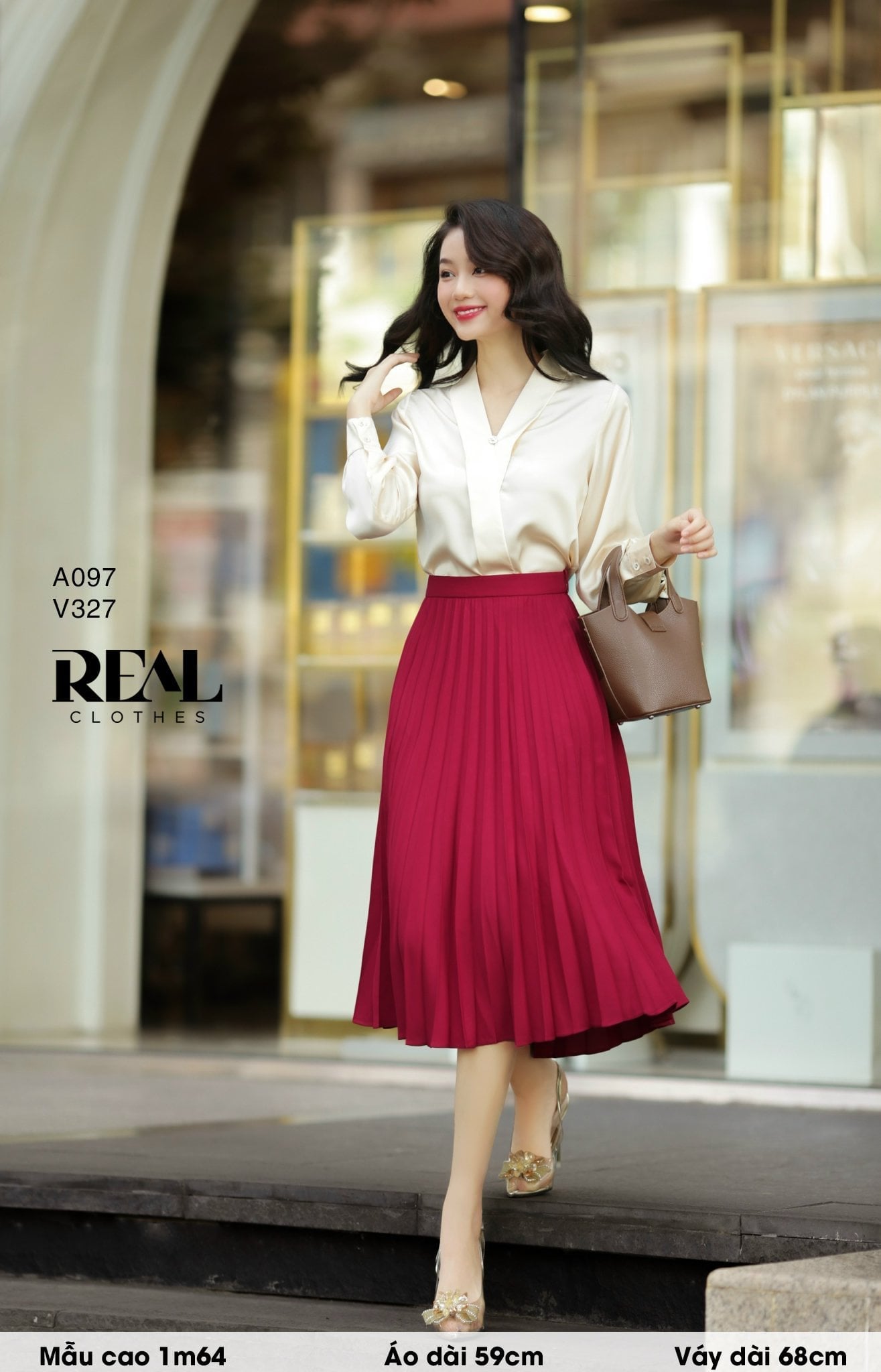 Áo Sarah lụa SALE