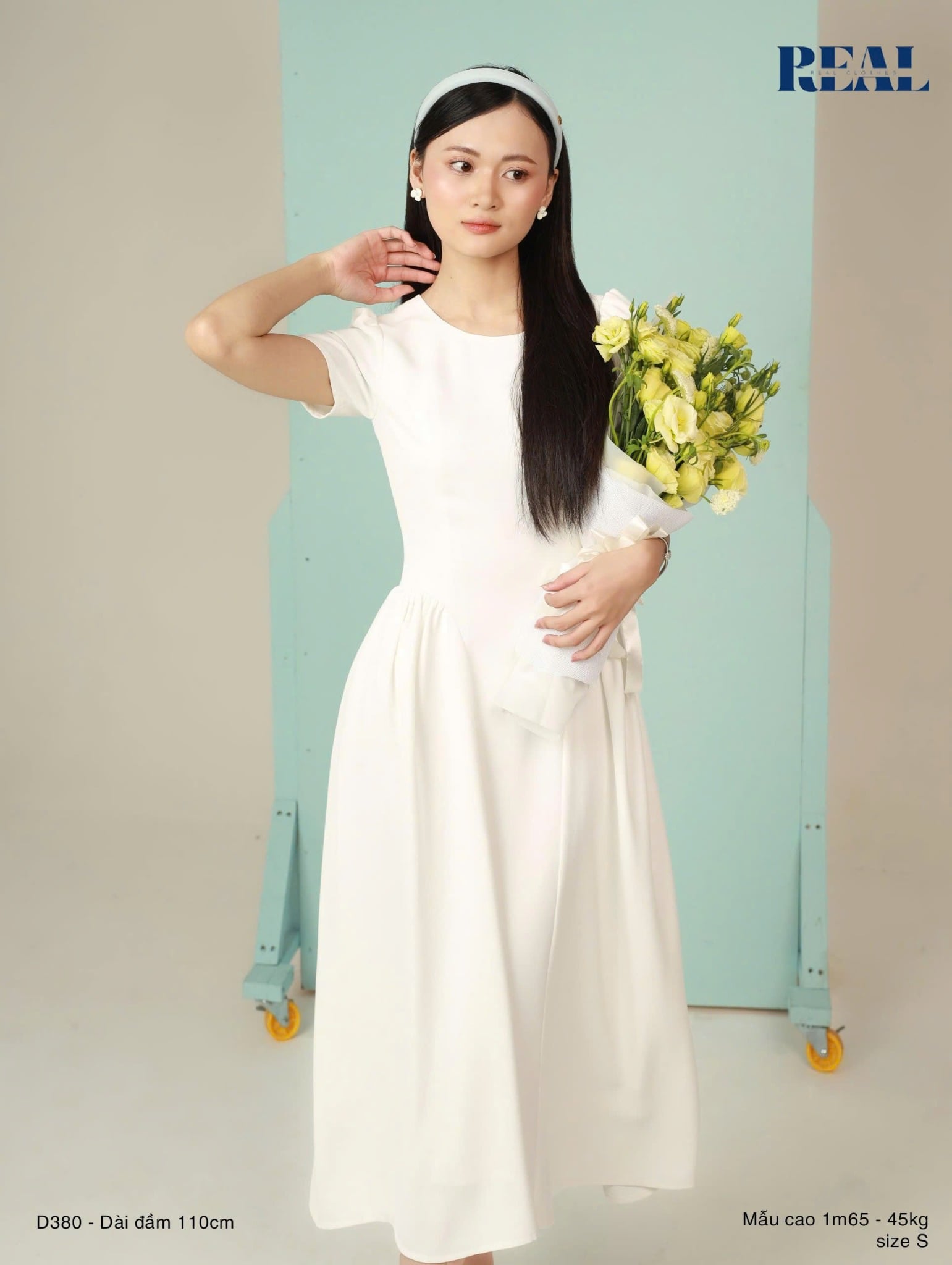 Đầm Julia trắng