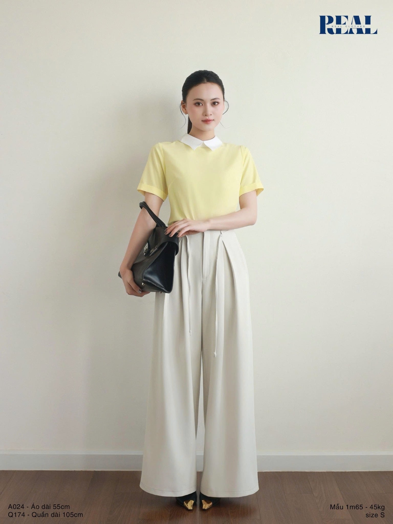 Sơ mi Hailey vàng