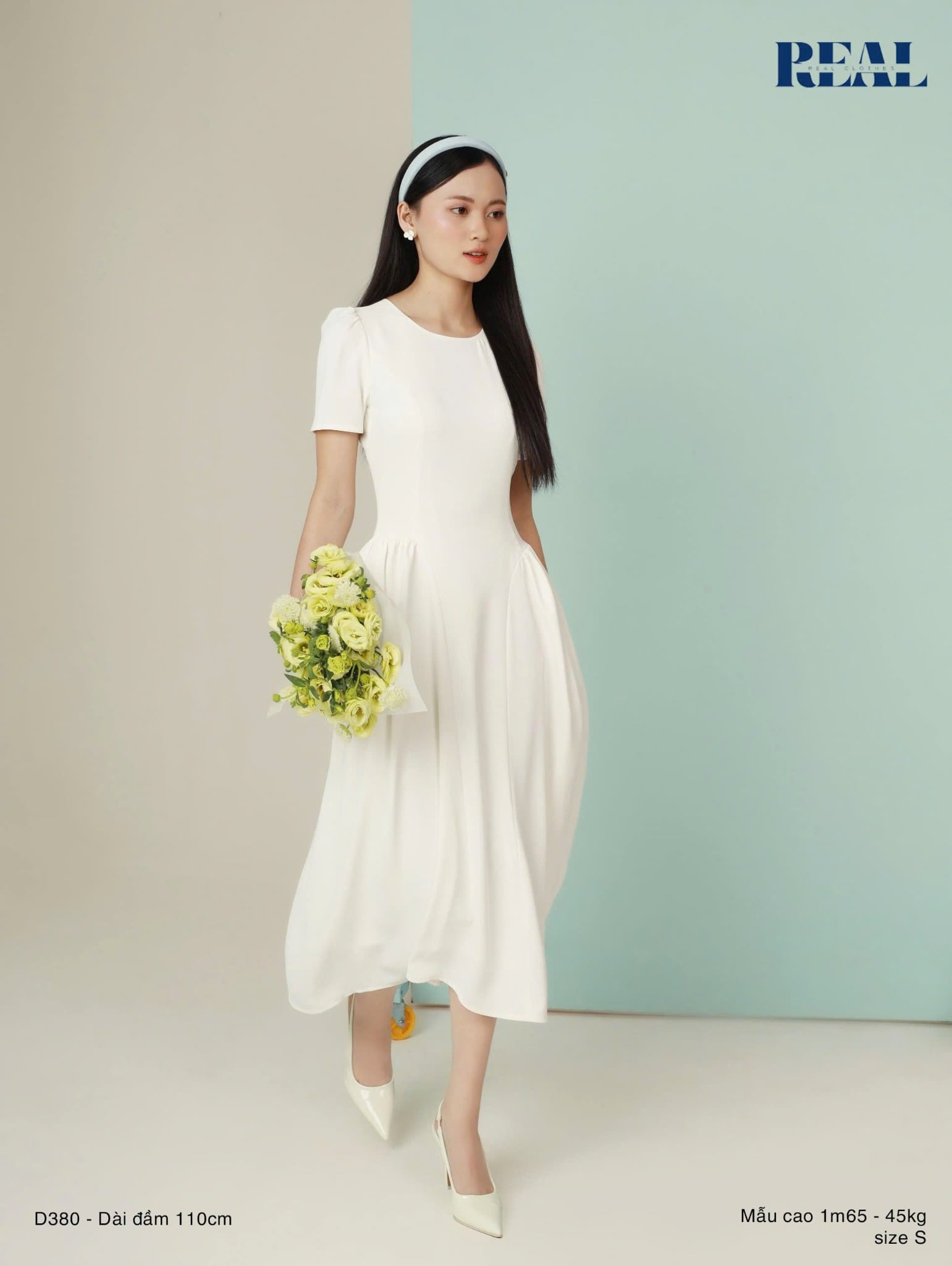 Đầm Julia trắng