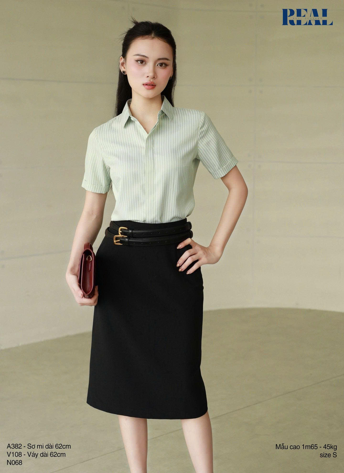 Nịt sợi mảnh đen/trắng/ nâu