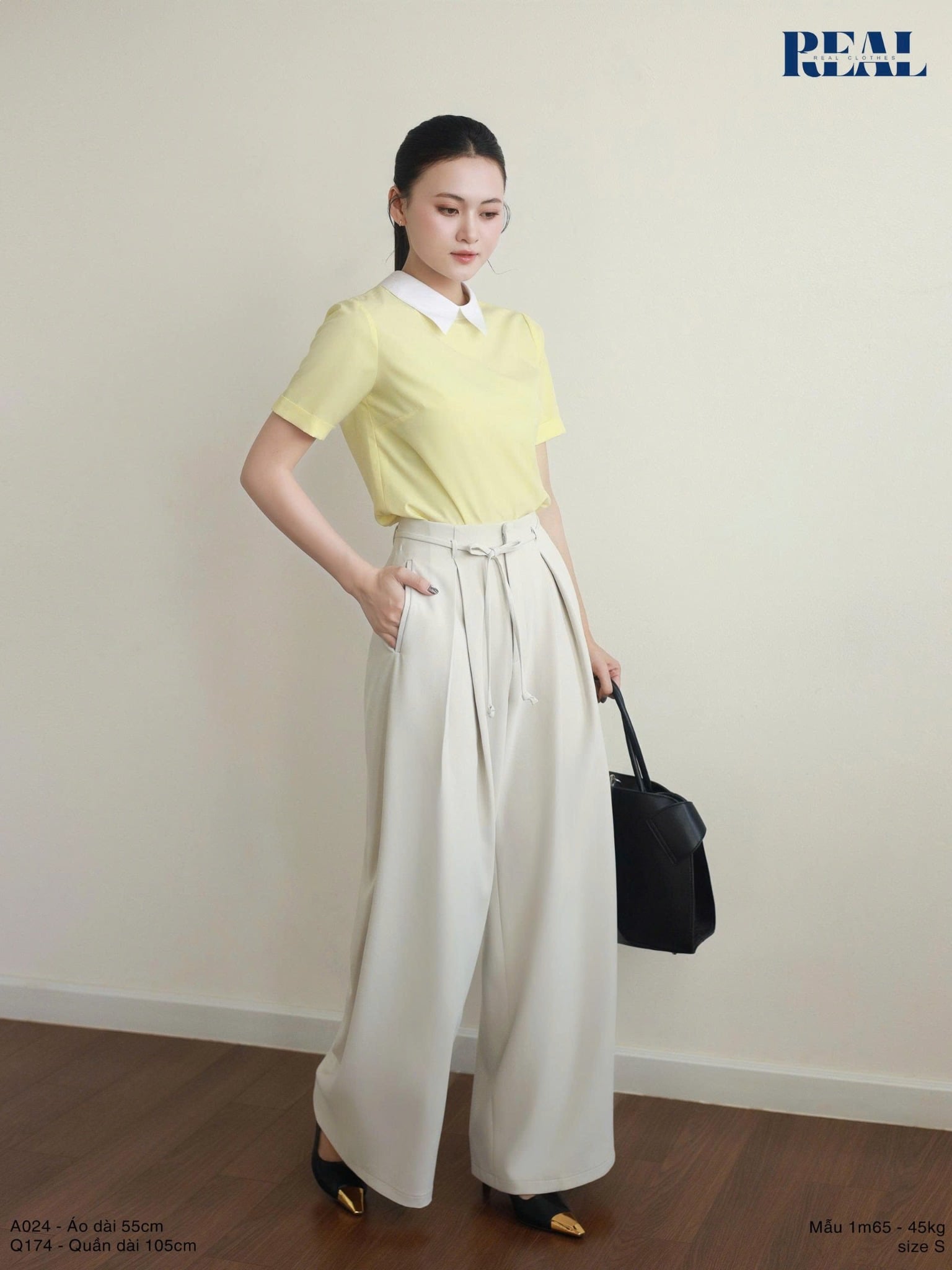 Sơ mi Hailey vàng