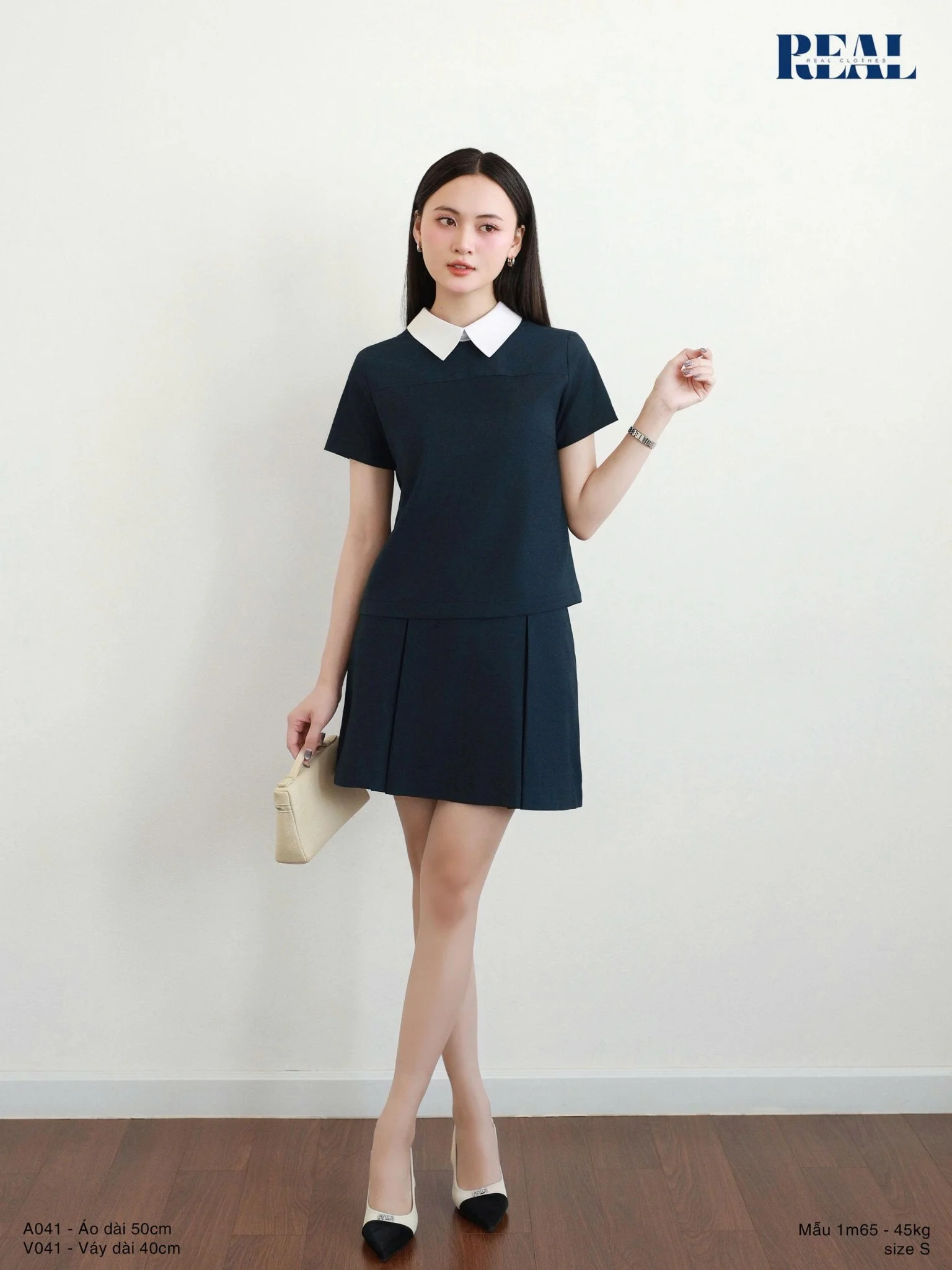  Váy xếp li dáng A ngắn SALE 