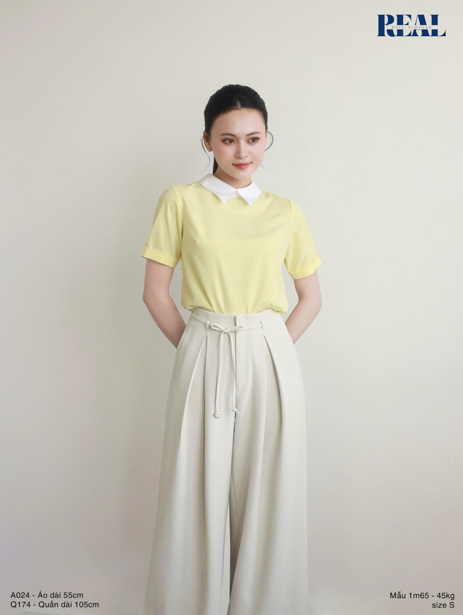 Sơ mi Hailey vàng