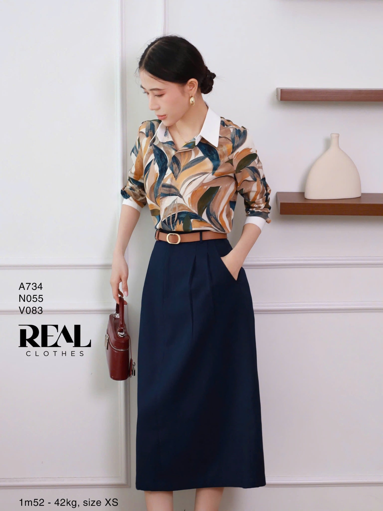 Sơ mi phối cổ nhiều màu SALE