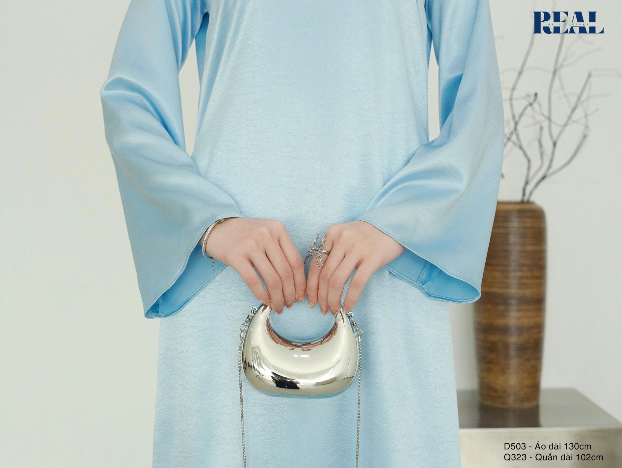 Áo dài 2 tà Xuân Thì